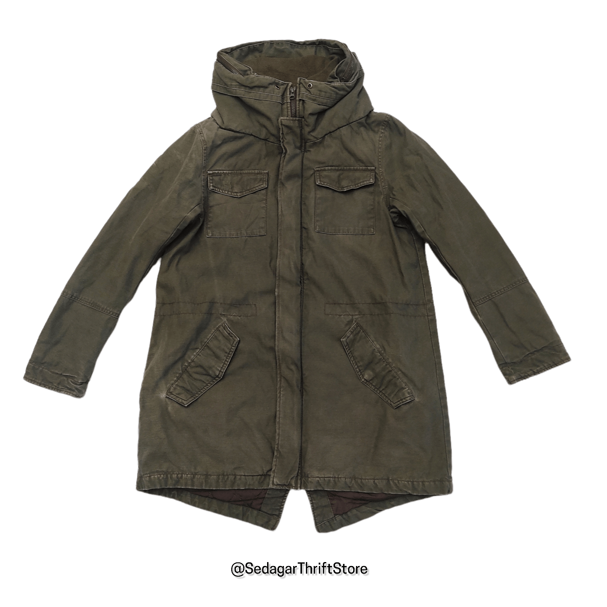 20471120 291295 Homme Bushcraft Military Fishtail Parkas Size US L / EU 52-54 / 3 - 1 Thumbnail