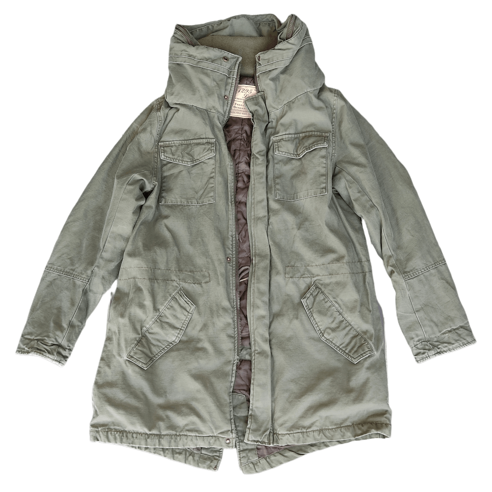 20471120 291295 Homme Bushcraft Military Fishtail Parkas Size US L / EU 52-54 / 3 - 6 Thumbnail