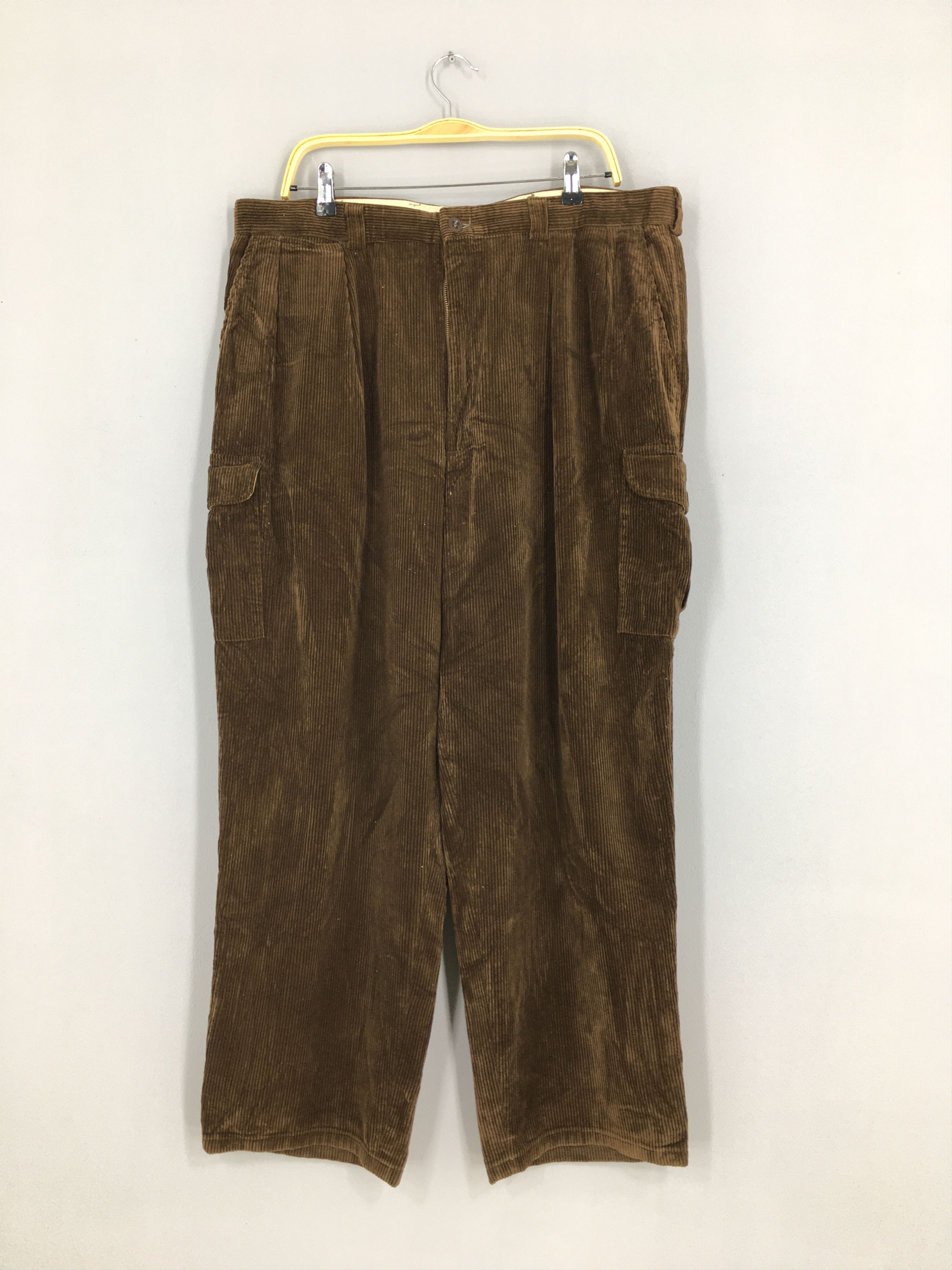 image of Size 38X28 Polo Ralph Laurent Cargo Pants Corduroy Pants in Brown, Men's