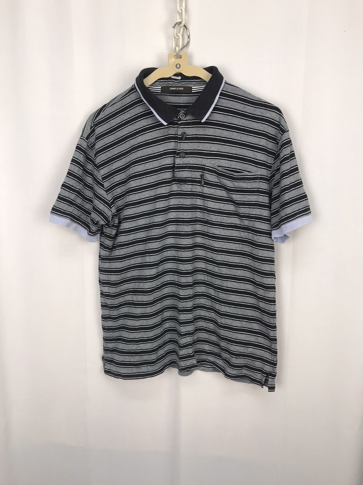 Comme Ca Ism × Japanese Brand Comme ca men stripe polos shirt Size US S / EU 44-46 / 1 - 7 Thumbnail