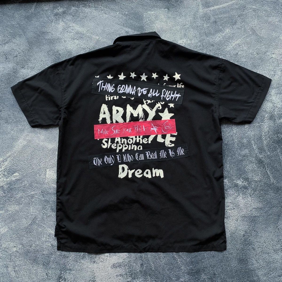 If Six Was Nine × In The Attic × Le Grande Bleu (L.G.B.) 🔥 In The Attic punk poem shirt Size US L / EU 52-54 / 3 - 1 Thumbnail