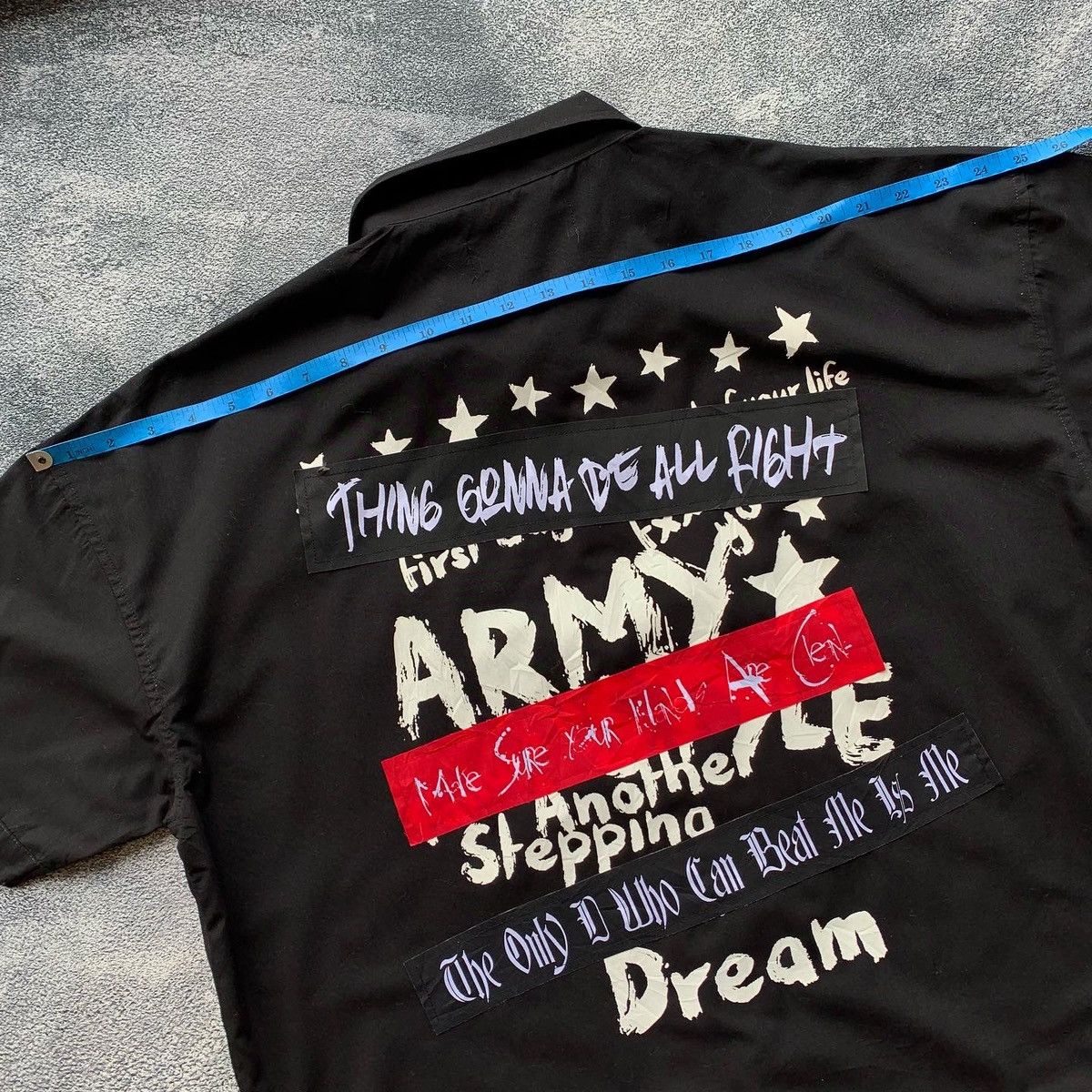 If Six Was Nine × In The Attic × Le Grande Bleu (L.G.B.) 🔥 In The Attic punk poem shirt Size US L / EU 52-54 / 3 - 9 Thumbnail