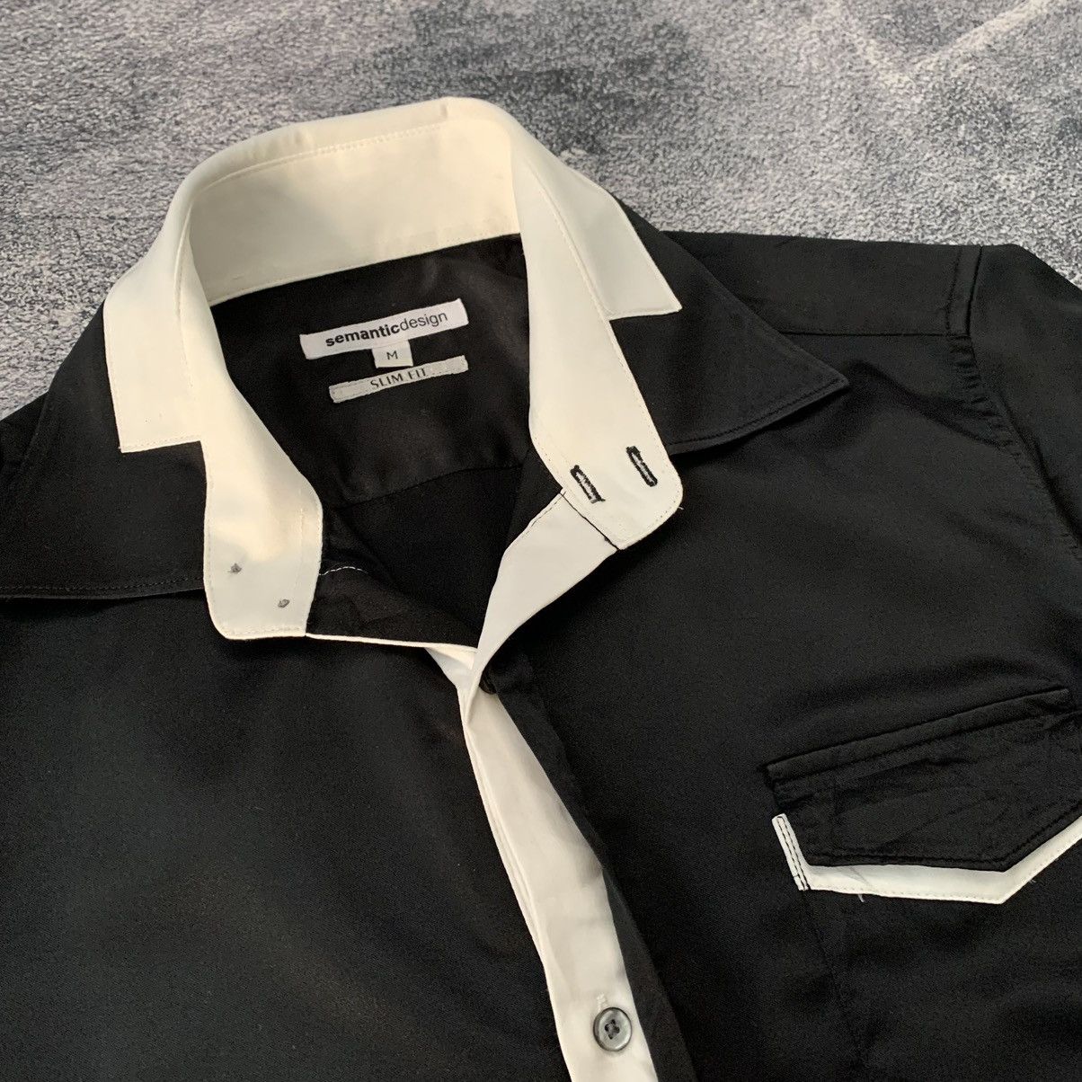 If Six Was Nine × Le Grande Bleu (L.G.B.) × semanticdesign 🔥RARE🔥Semantic Design Bowling Shirt Size US M / EU 48-50 / 2 - 5 Thumbnail