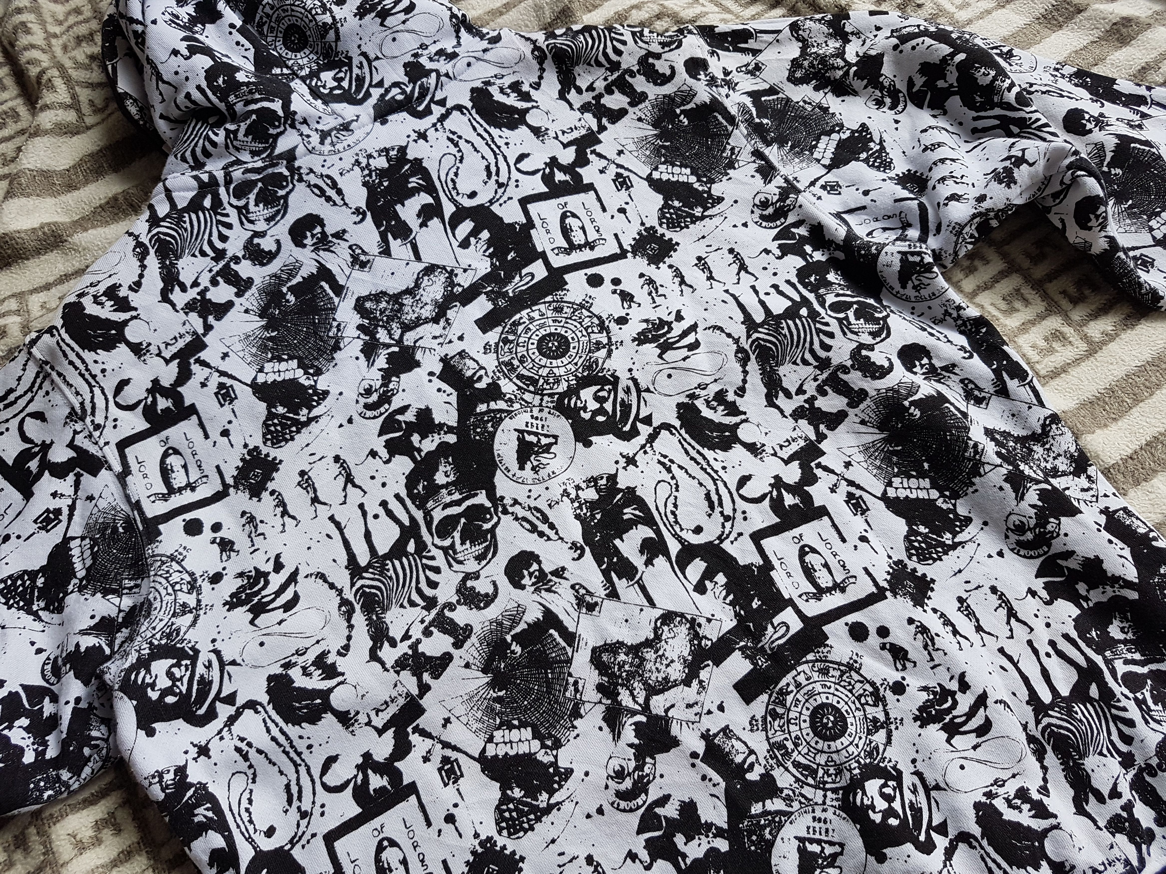 Le Grande Bleu (L.G.B.) Japanese Brand Xanthous Monogram Zip Hoodie Size US M / EU 48-50 / 2 - 11 Thumbnail