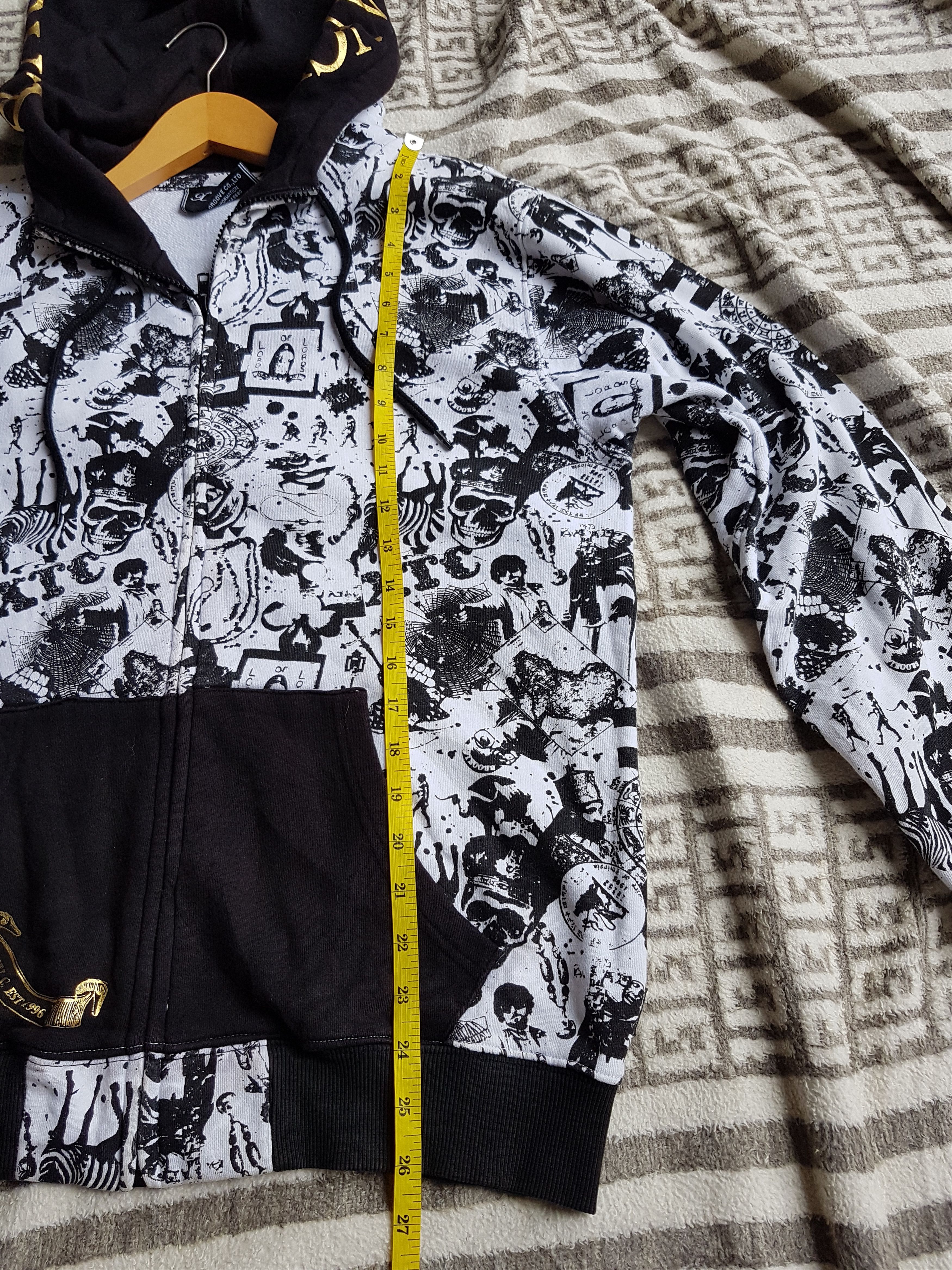 Le Grande Bleu (L.G.B.) Japanese Brand Xanthous Monogram Zip Hoodie Size US M / EU 48-50 / 2 - 4 Thumbnail