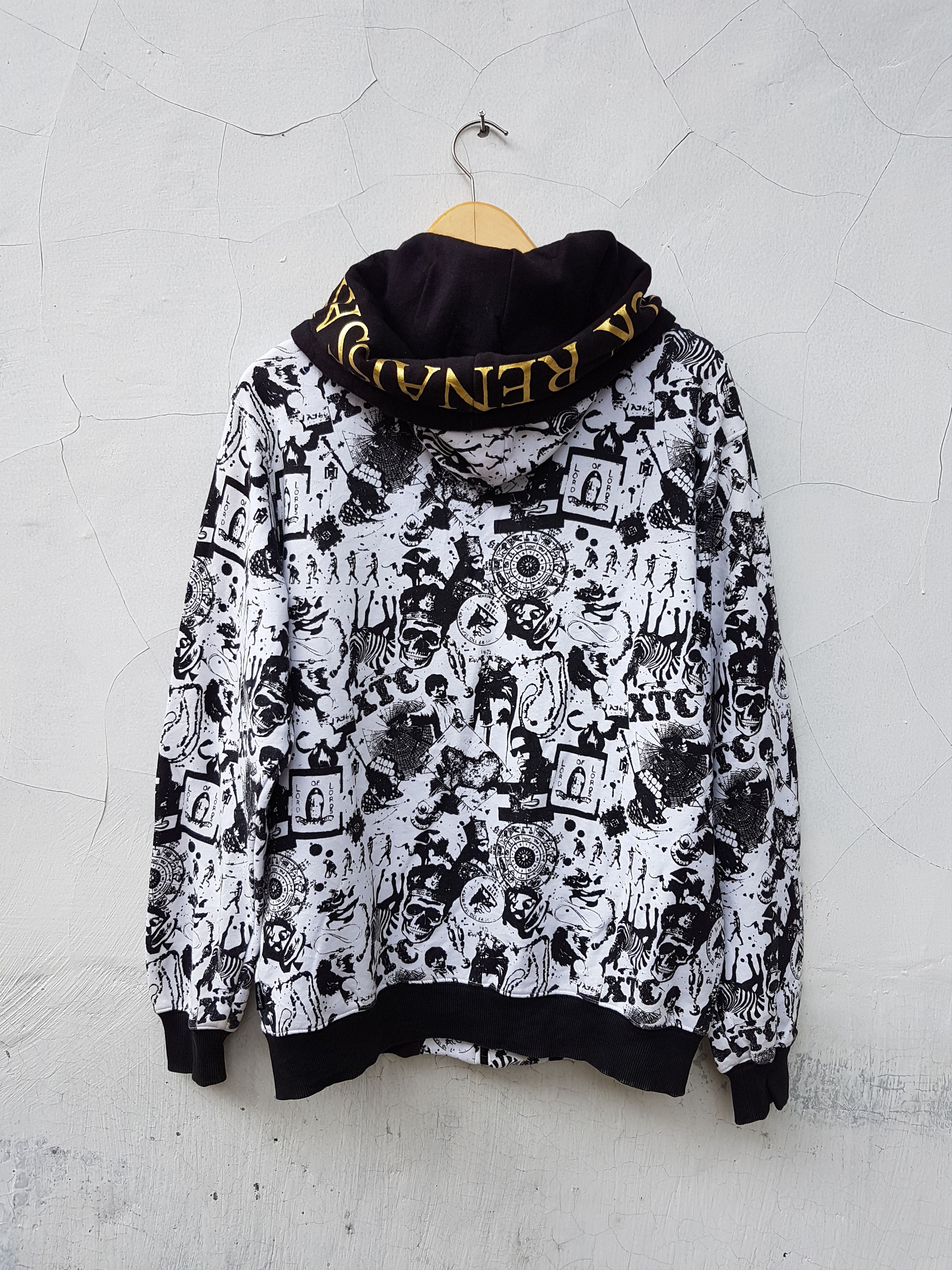 Le Grande Bleu (L.G.B.) Japanese Brand Xanthous Monogram Zip Hoodie Size US M / EU 48-50 / 2 - 9 Thumbnail
