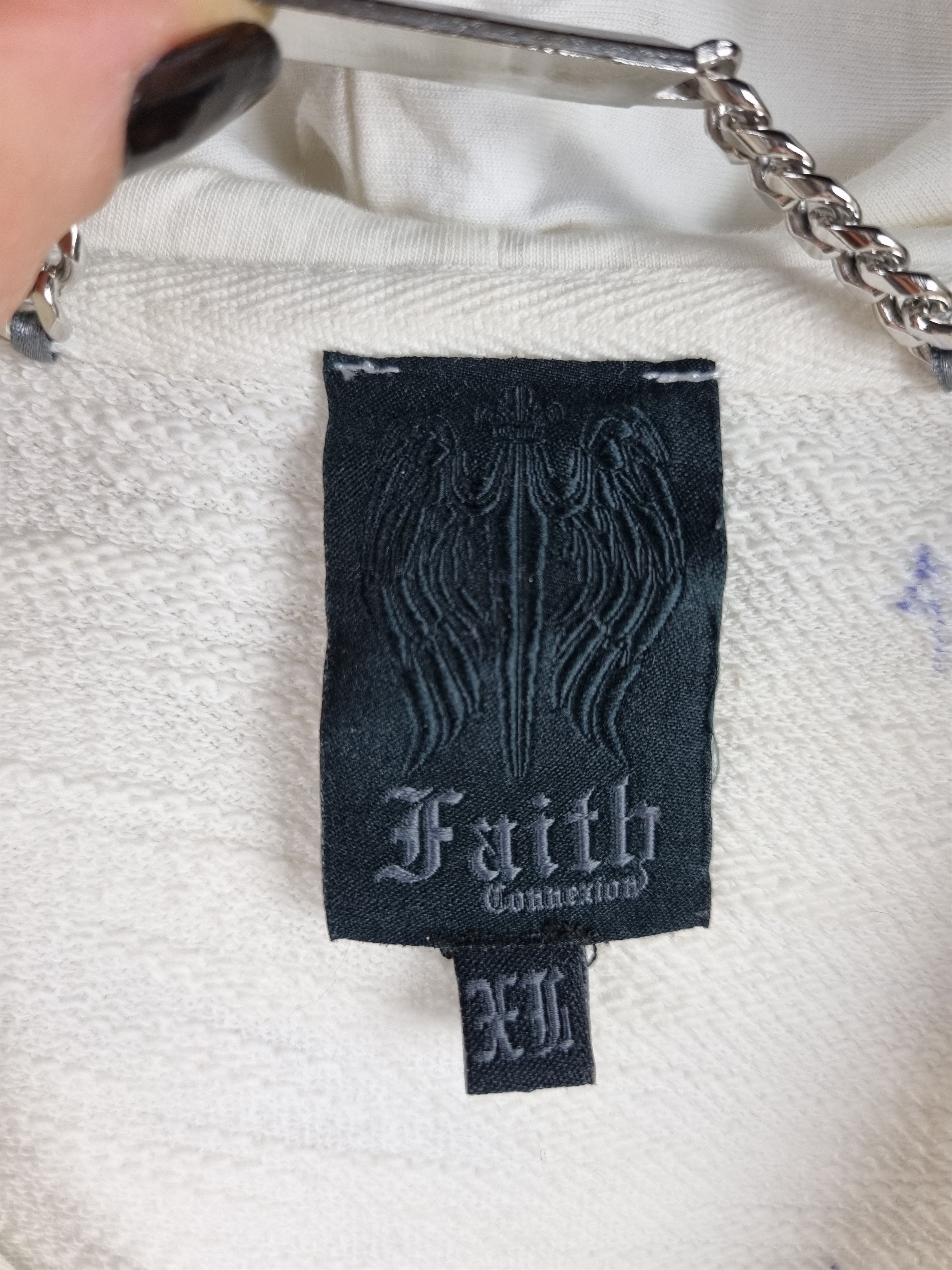 Faith Connexion Rare FAITH CONNEXION Zip up Hoodie Chrome Hearts Style Size US L / EU 52-54 / 3 - 7 Thumbnail