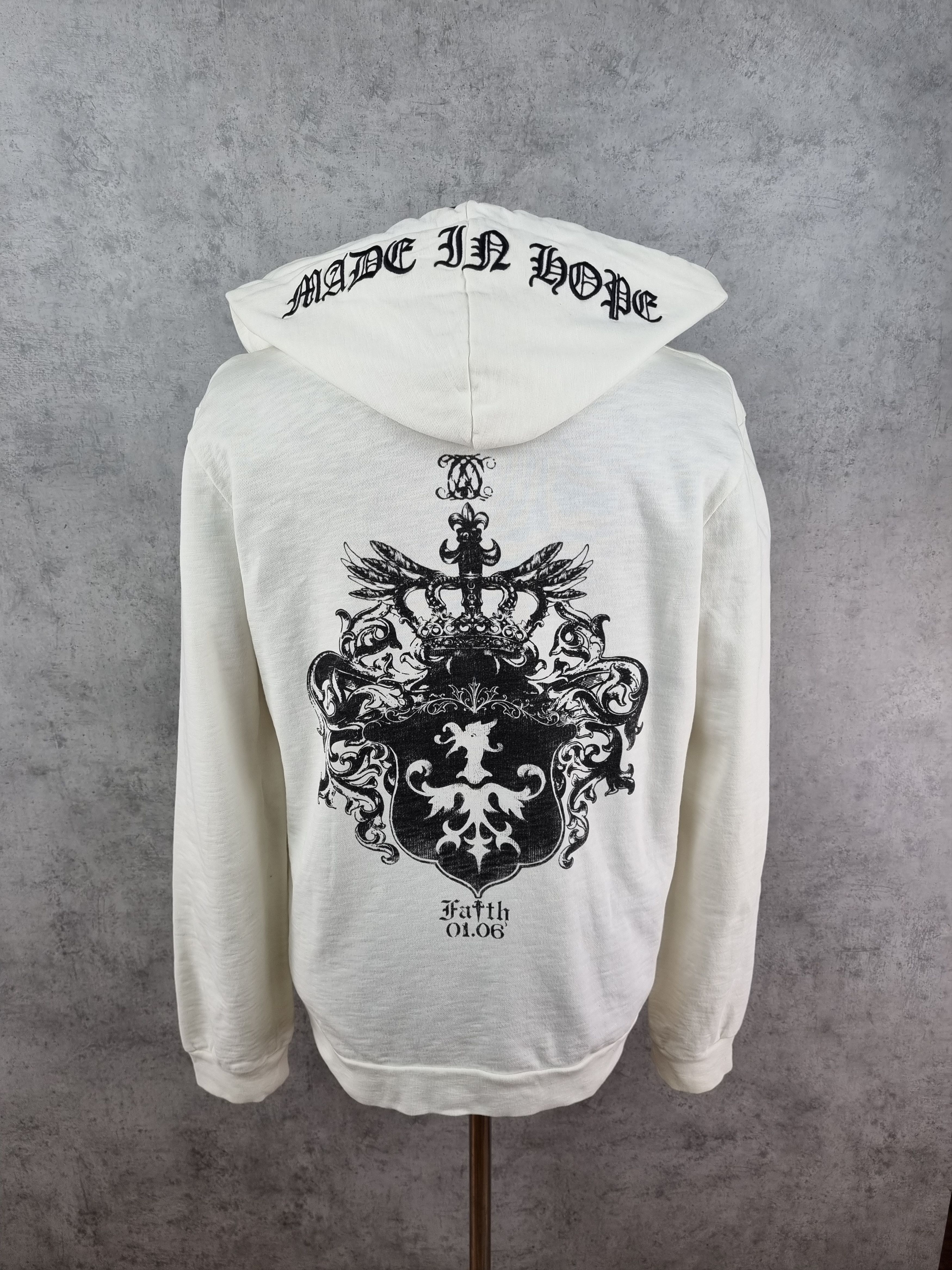 Faith Connexion Rare FAITH CONNEXION Zip up Hoodie Chrome Hearts Style Size US L / EU 52-54 / 3 - 4 Thumbnail