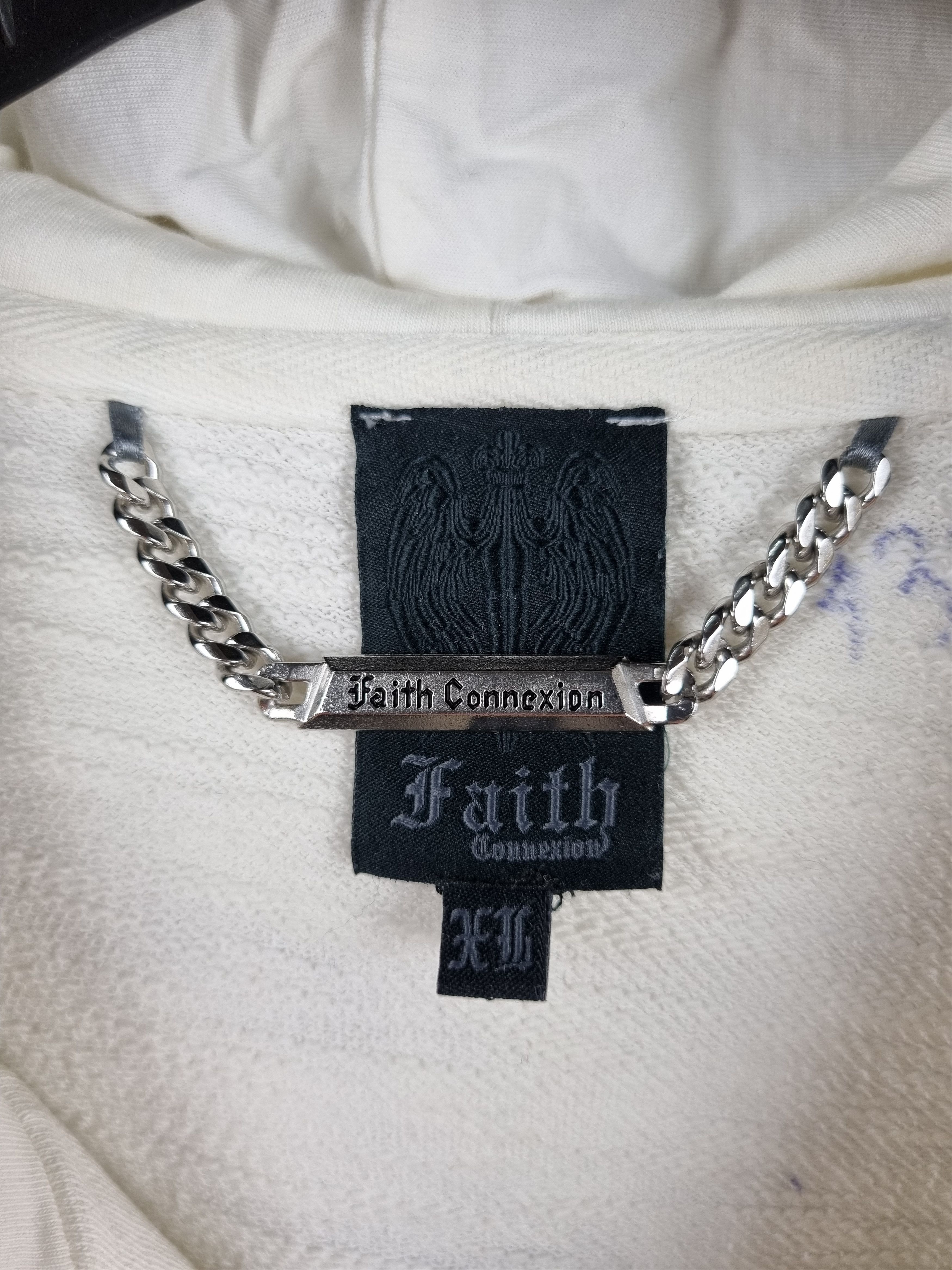 Faith Connexion Rare FAITH CONNEXION Zip up Hoodie Chrome Hearts Style Size US L / EU 52-54 / 3 - 6 Thumbnail