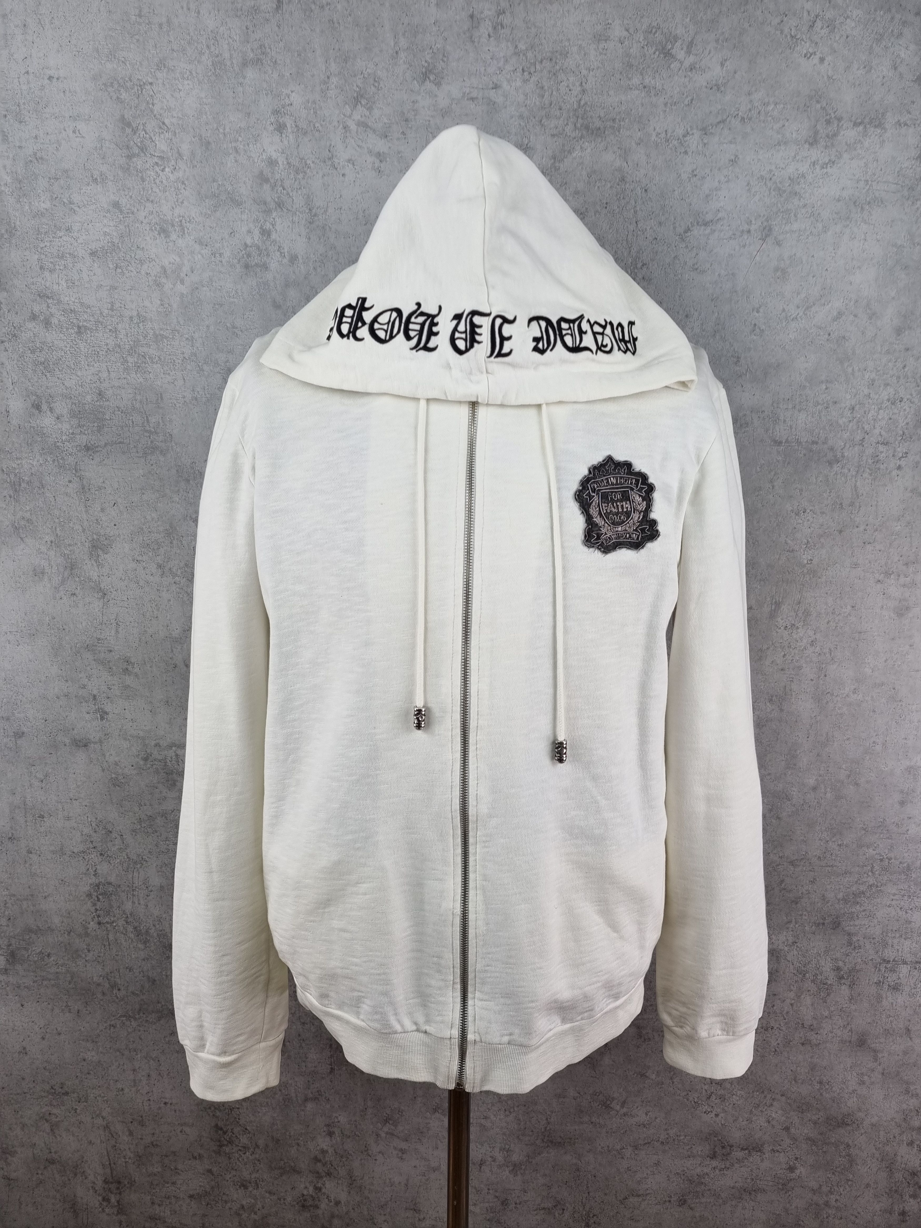 Faith Connexion Rare FAITH CONNEXION Zip up Hoodie Chrome Hearts Style Size US L / EU 52-54 / 3 - 23 Thumbnail