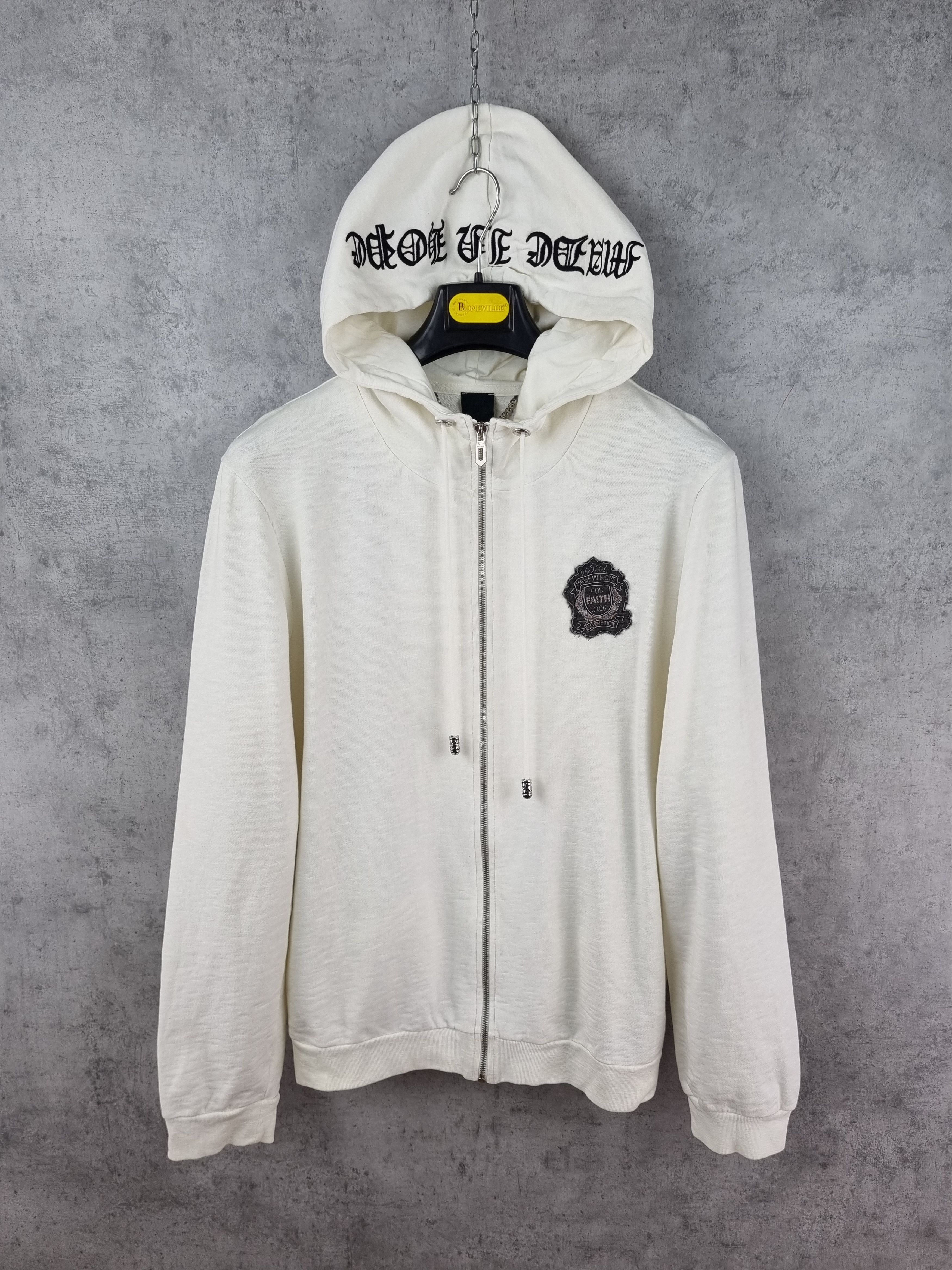 Faith Connexion Rare FAITH CONNEXION Zip up Hoodie Chrome Hearts Style Size US L / EU 52-54 / 3 - 2 Thumbnail