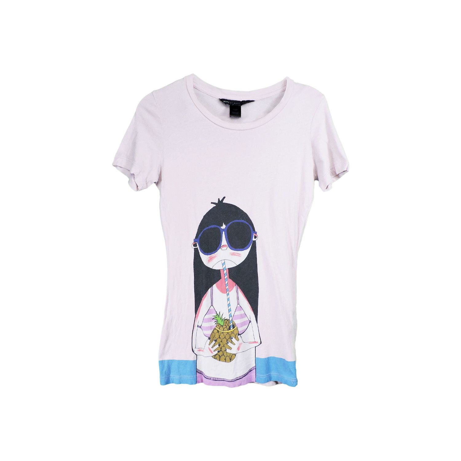 Marc Jacobs MARC BY MARC JACOBS BEACH PINNAPLE GIRL T-SHIRT Size S / US 4 / IT 40 - 1 Thumbnail