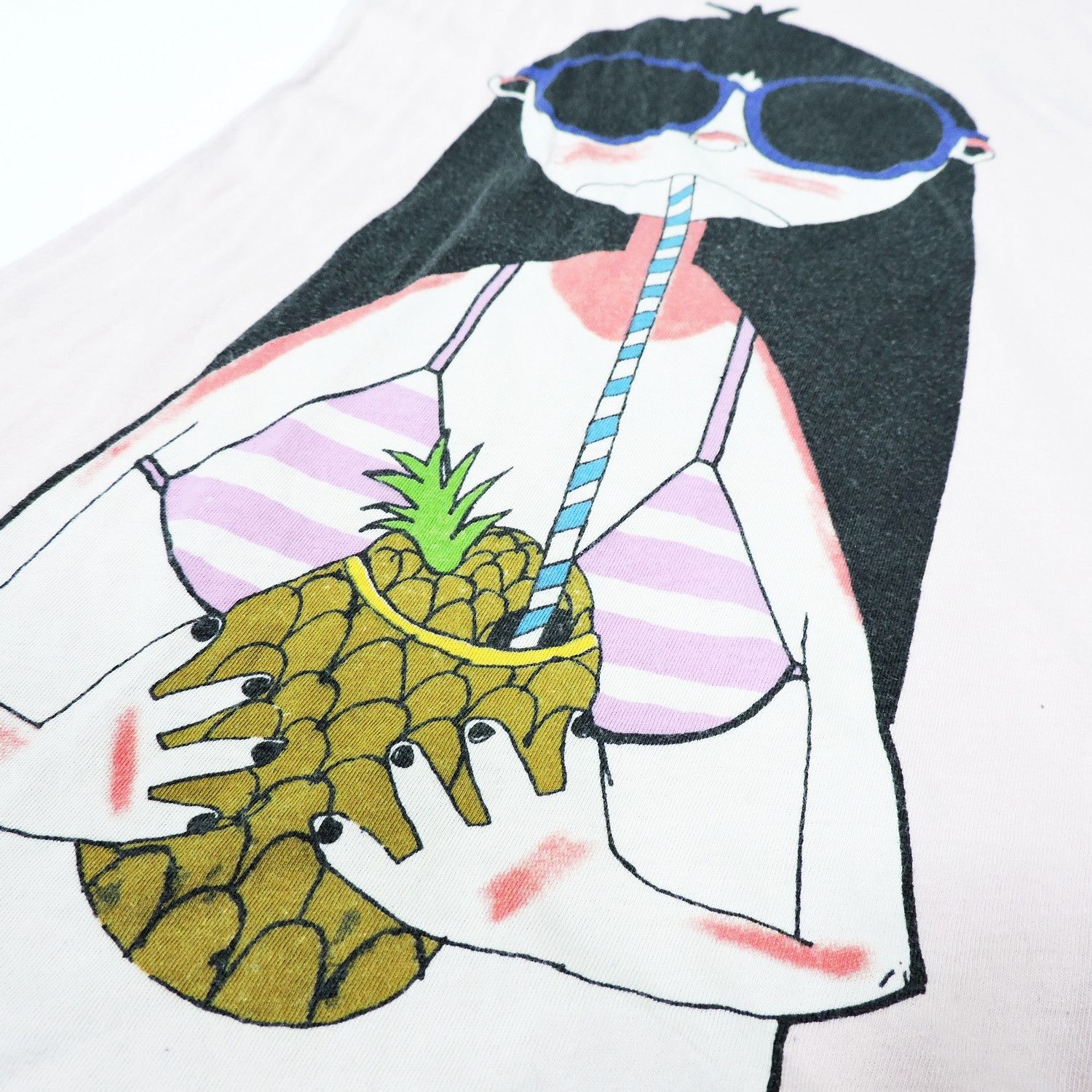 Marc Jacobs MARC BY MARC JACOBS BEACH PINNAPLE GIRL T-SHIRT Size S / US 4 / IT 40 - 7 Thumbnail