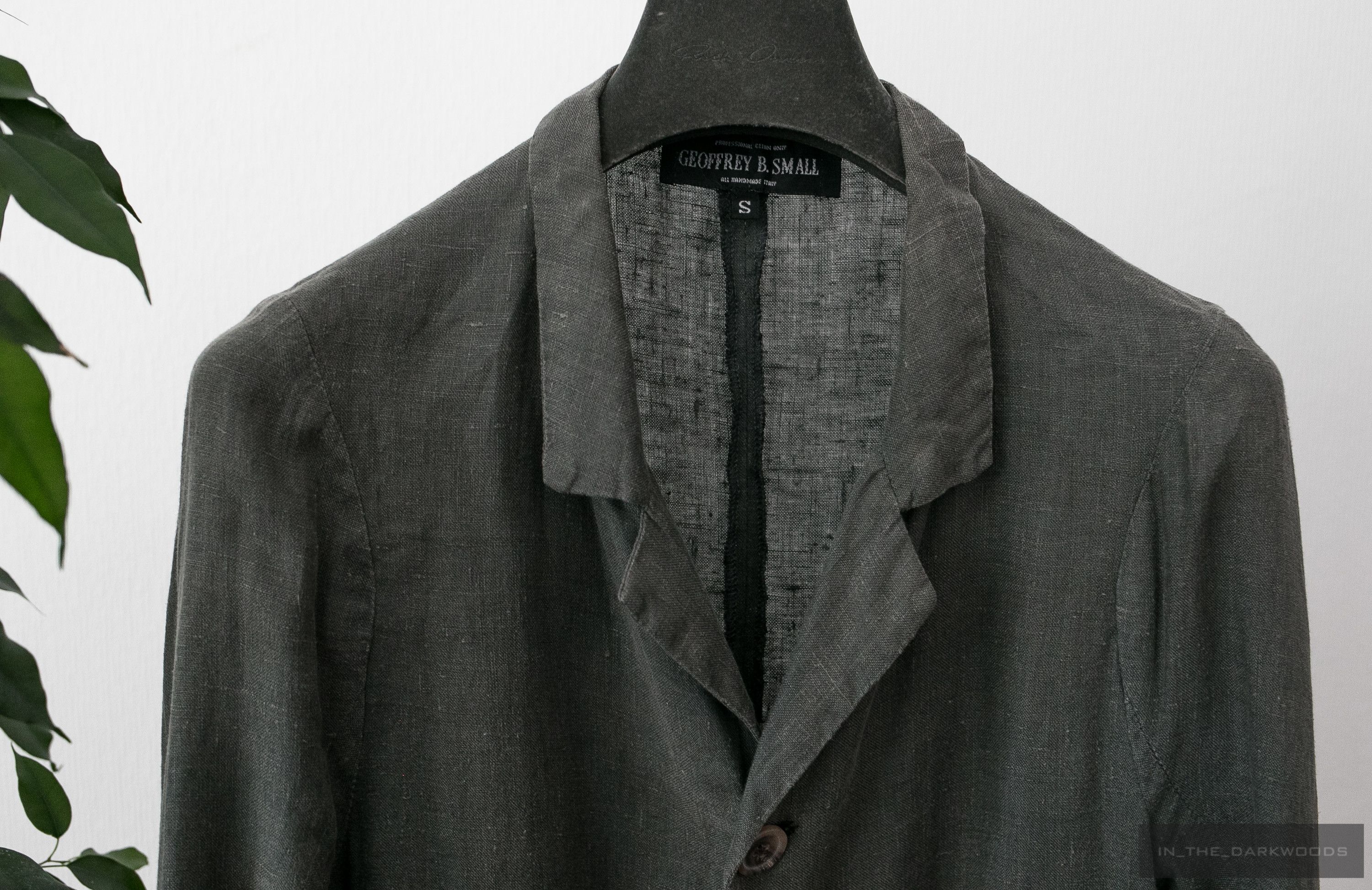 Geoffrey B. Small antique linen blazer | Grailed