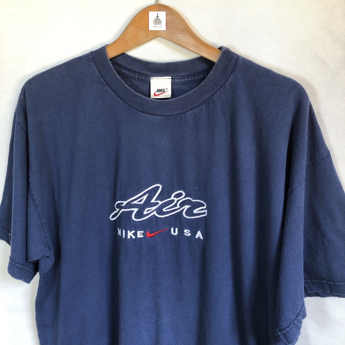 Vintage Rare!! Vintage 90s Nike Air Center Swoosh Embroidery Tee Size US XL / EU 56 / 4 - 1 Thumbnail