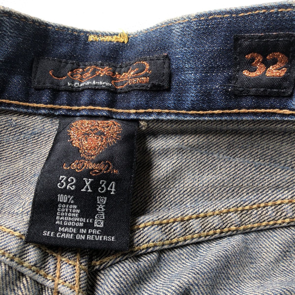 Christian Audigier Ed Hardy by Christian Audigier Jeans Size US 32 / EU 48 - 16 Thumbnail