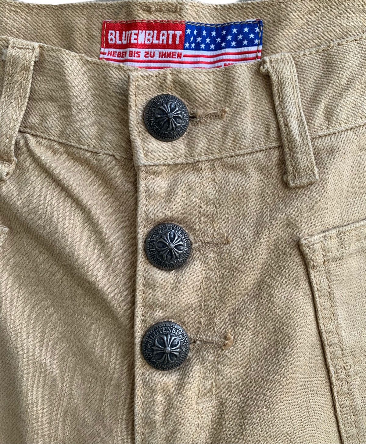 Japanese Brand Vintage japanese Brand Blutenblatt Patch Work pants Size US 33 - 4 Thumbnail