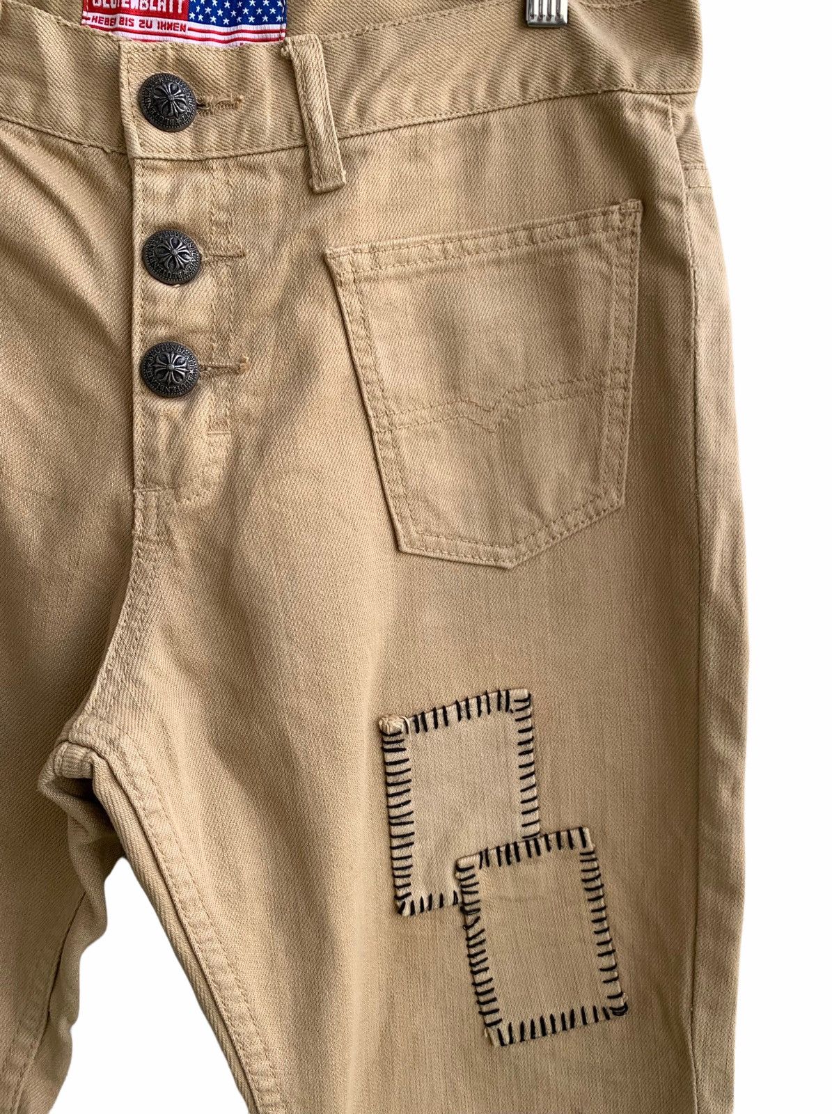 Japanese Brand Vintage japanese Brand Blutenblatt Patch Work pants Size US 33 - 5 Thumbnail