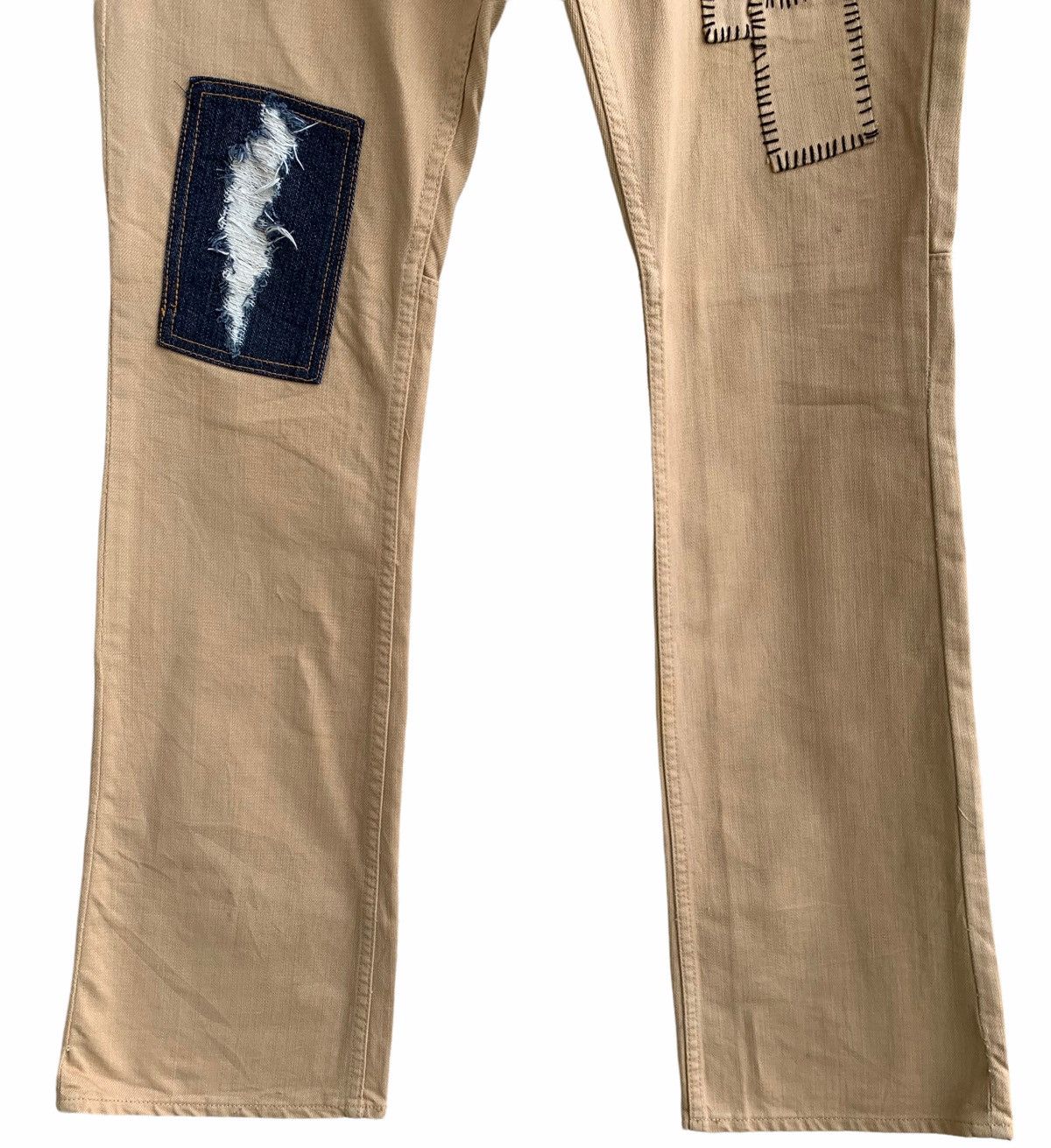 Japanese Brand Vintage japanese Brand Blutenblatt Patch Work pants Size US 33 - 7 Thumbnail