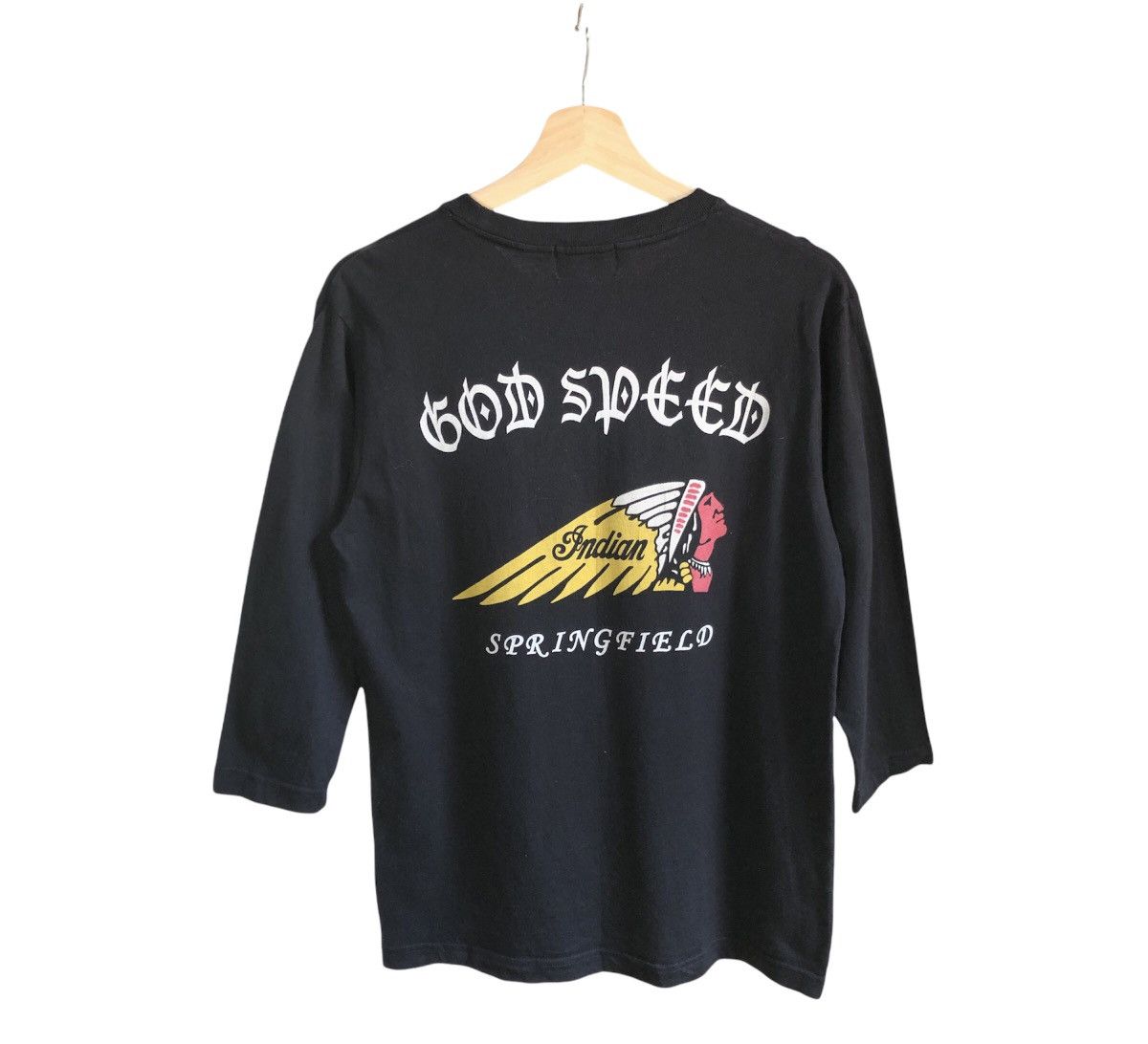 Indian Motorcycle Rare! indian Motorcycle God Speed Springfield Tshirt Size US M / EU 48-50 / 2 - 1 Thumbnail