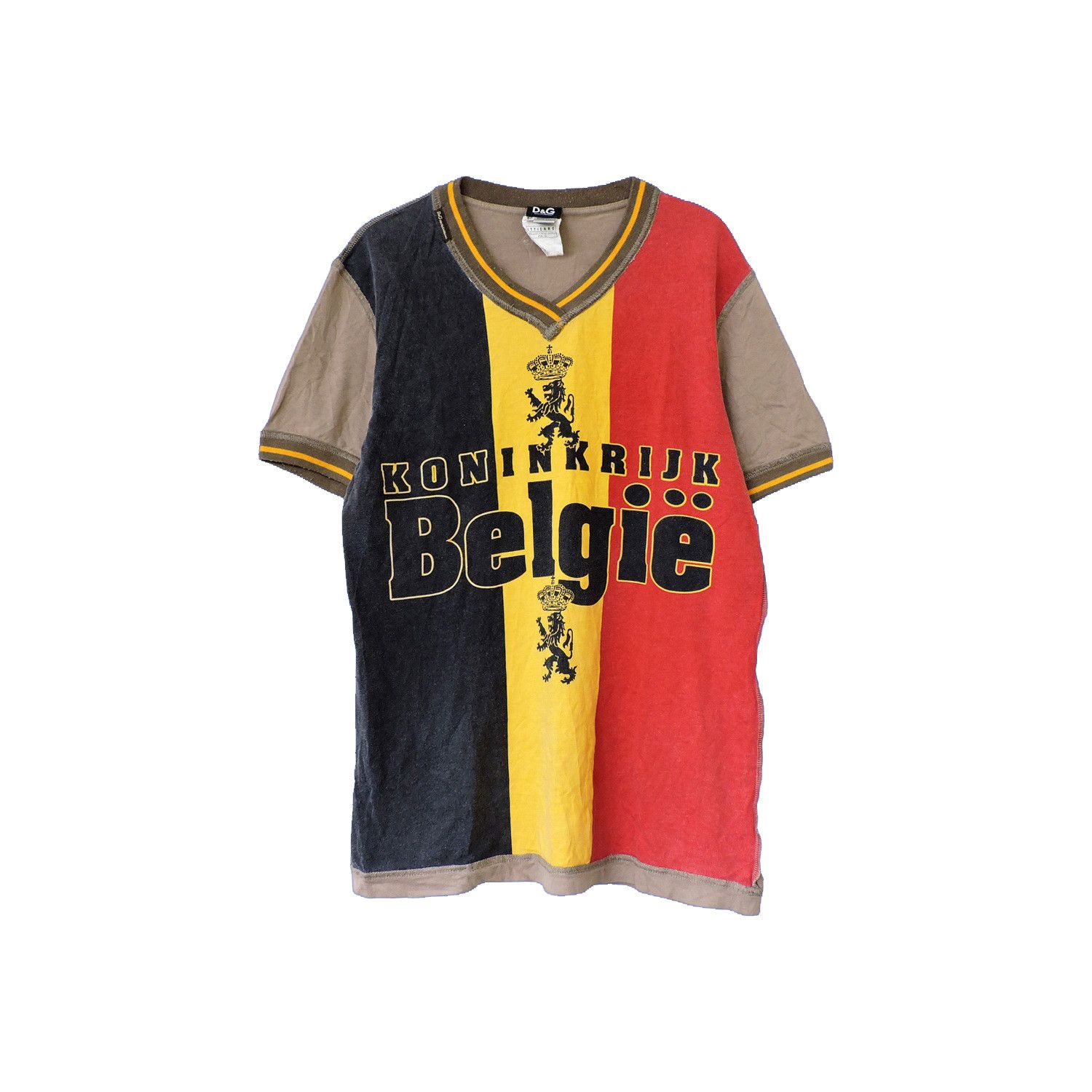 image of Dolce Gabbana Dolce And Gabbana 'koninkrijk België' T-Shirt, Men's (Size Medium)
