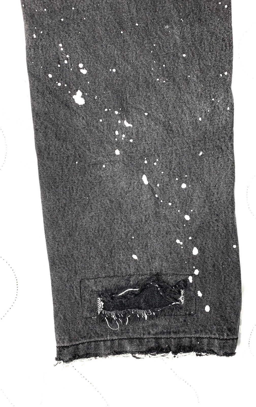 Designer × Helmut Lang × Vintage 🔥Helmut Lang Painted Splash Design Trousers Pants Size US 31 - 10 Thumbnail