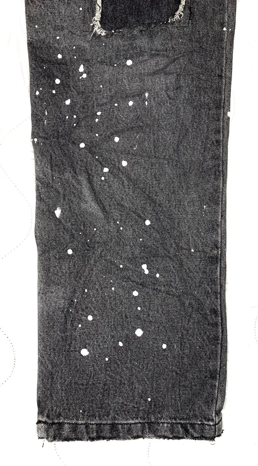 Designer × Helmut Lang × Vintage 🔥Helmut Lang Painted Splash Design Trousers Pants Size US 31 - 8 Thumbnail