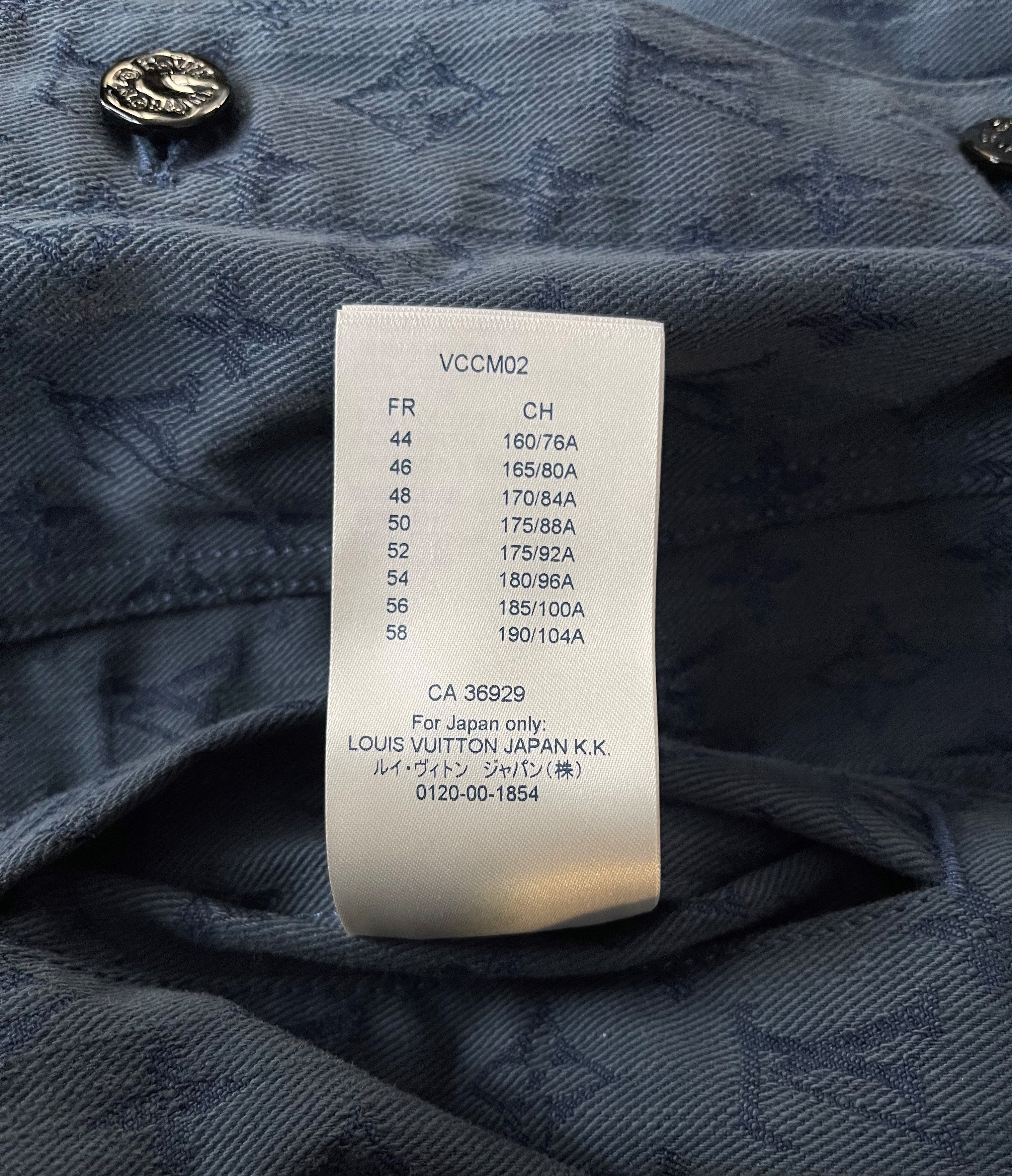 Louis Vuitton Louis Vuitton Blue Monogram Denim Jacket Size US M / EU 48-50 / 2 - 6 Thumbnail