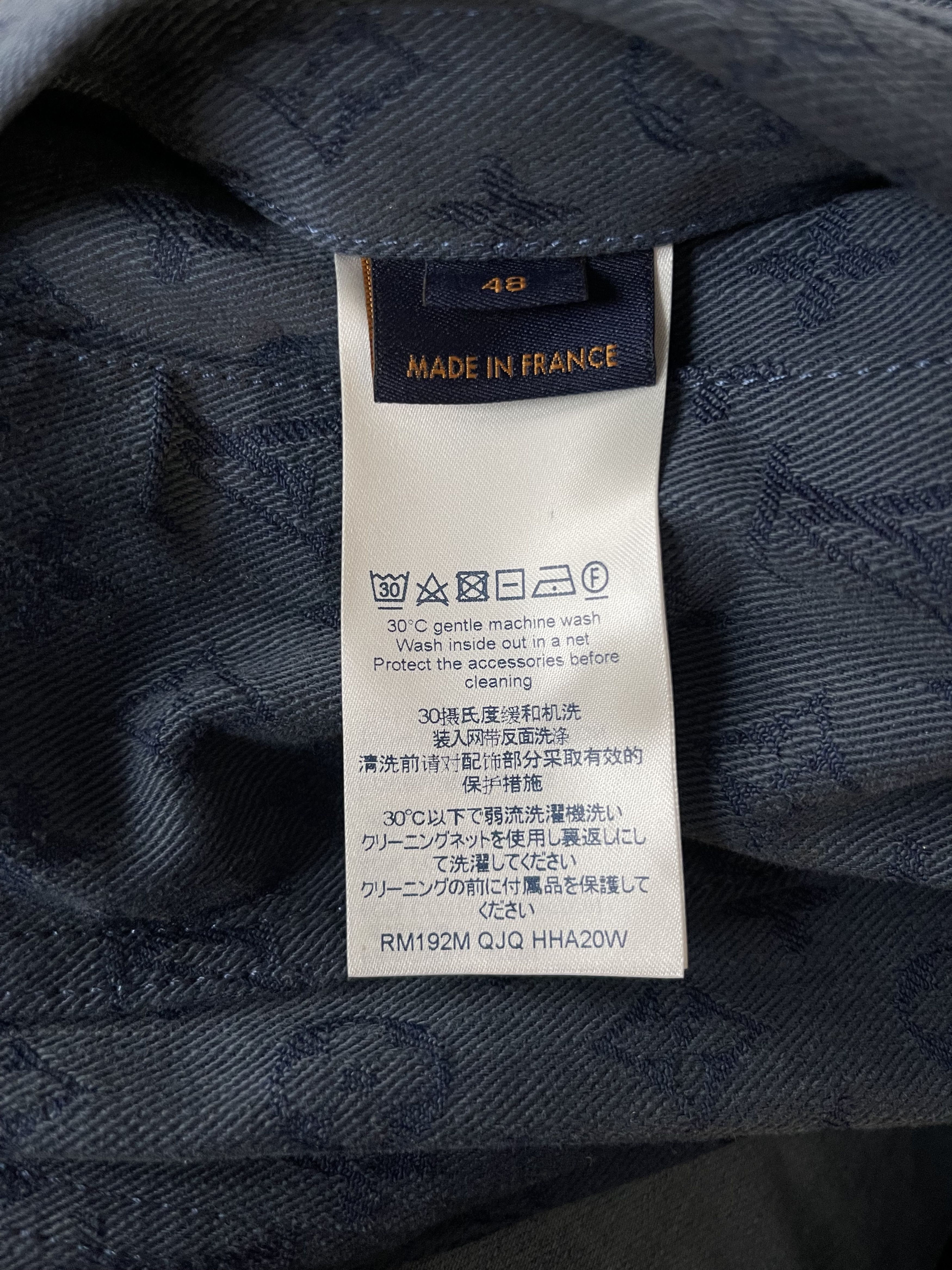 Louis Vuitton Louis Vuitton Blue Monogram Denim Jacket Size US M / EU 48-50 / 2 - 4 Thumbnail