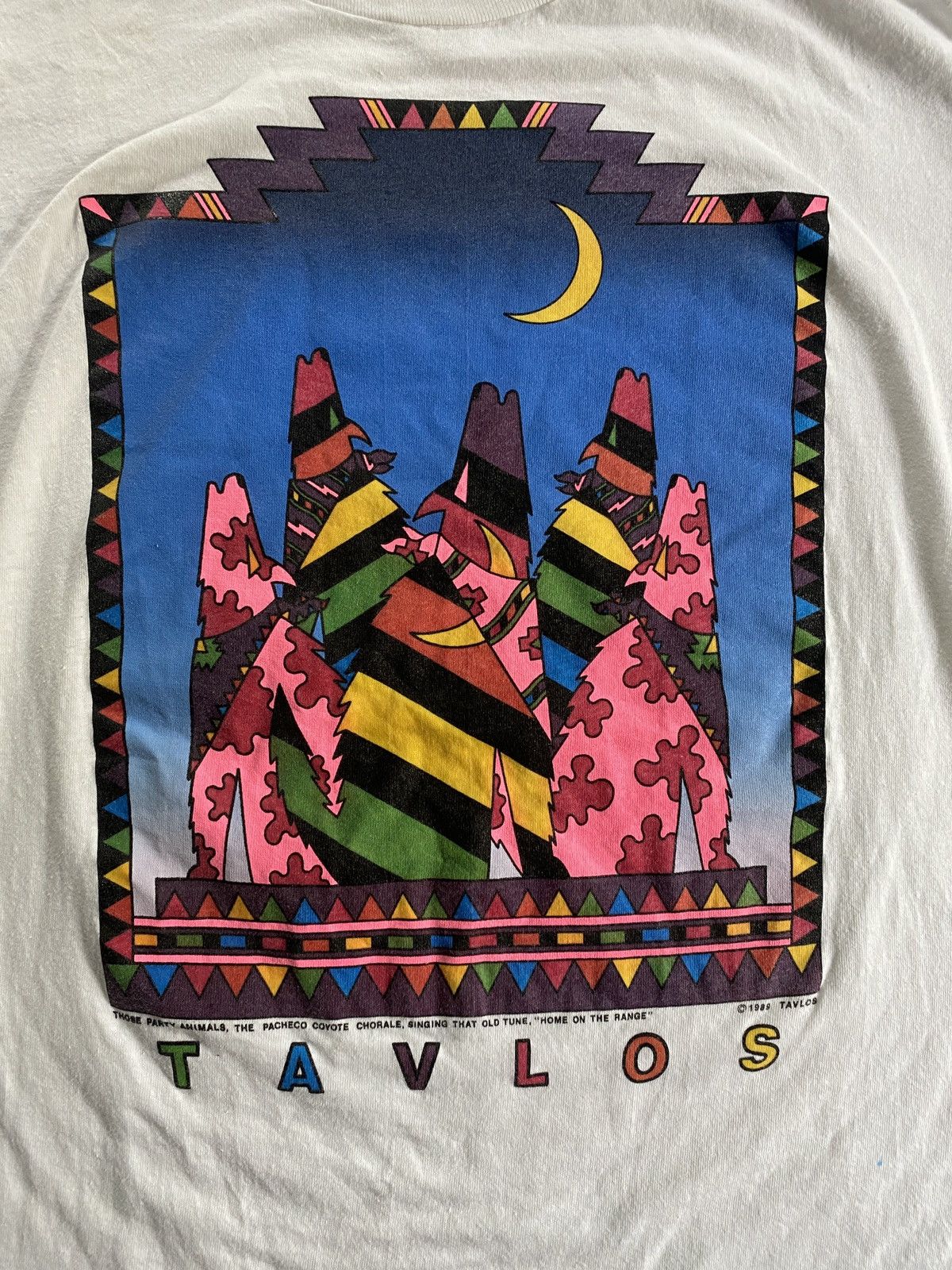 Hanes Vintage ‘89 Tavlos New Mexico Art Gallery Single Stitch Tee Size US M / EU 48-50 / 2 - 7 Thumbnail