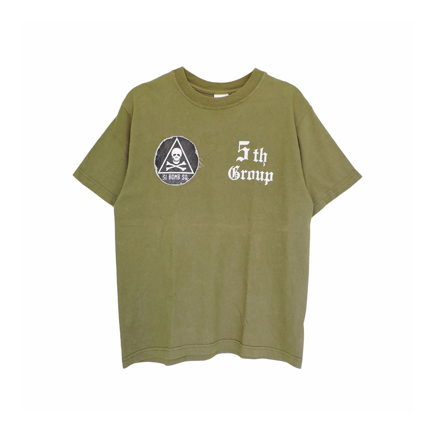 Buzz Rickson's 'IN HOC SIGNO VINCES' BOMBER BARONS JUNGLE AIR FORCE T-SHIRT Size US XS / EU 42 / 0 - 2 Thumbnail