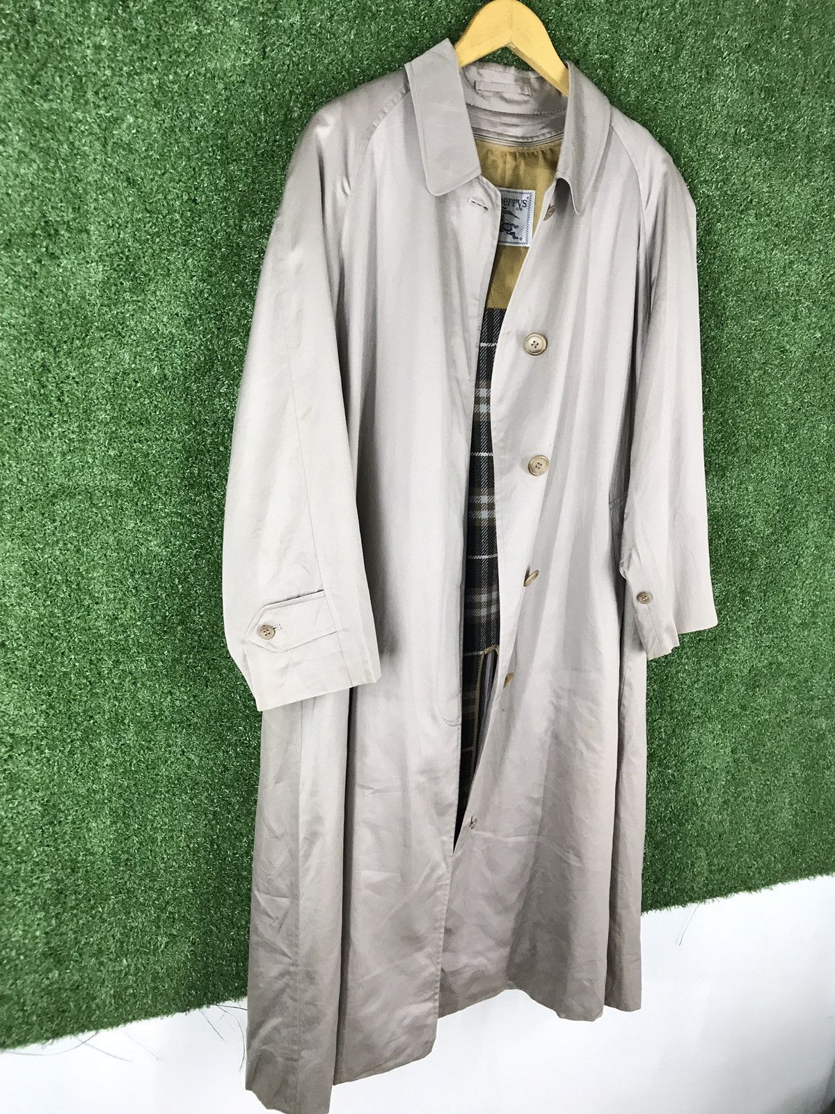 Burberry × Burberry Prorsum 🔊🔥FINAL DROP🔥Burberry nova check wool lining trech coat Size US L / EU 52-54 / 3 - 4 Thumbnail