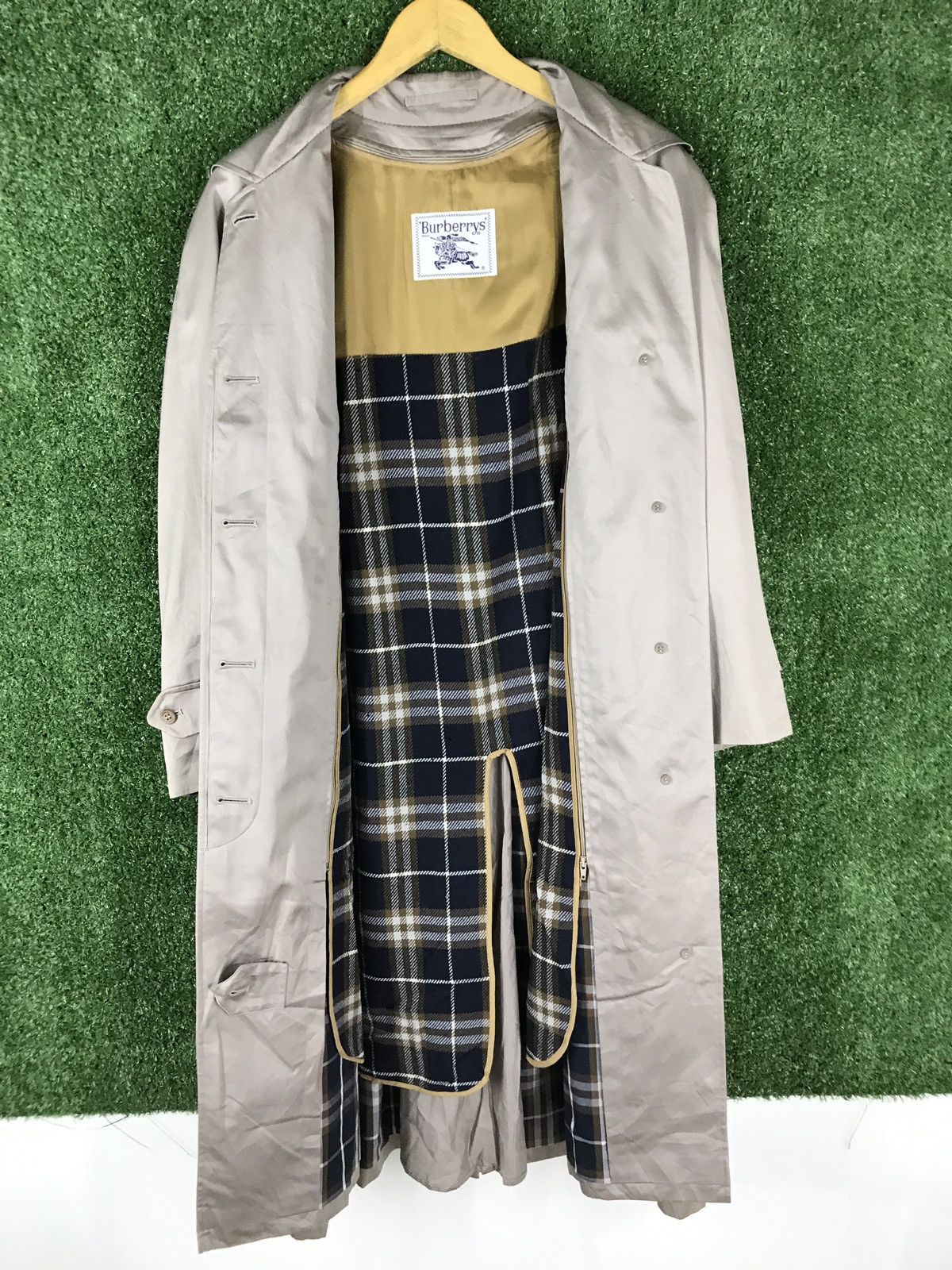 Burberry × Burberry Prorsum 🔊🔥FINAL DROP🔥Burberry nova check wool lining trech coat Size US L / EU 52-54 / 3 - 2 Thumbnail