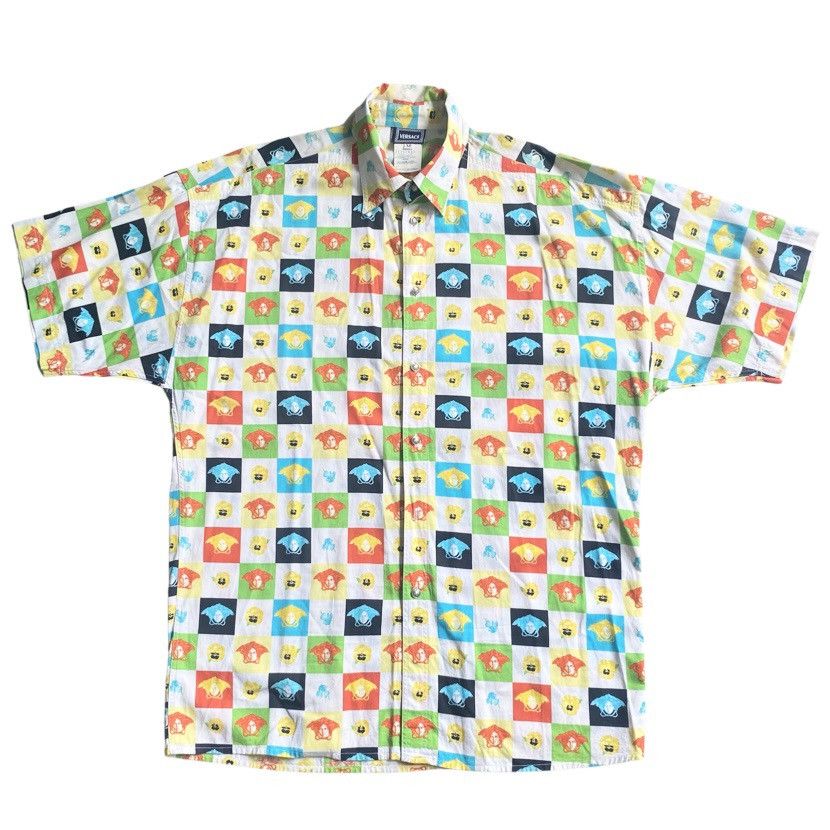 Versace Vintage 90’s Versace Medusa Head Checkered Print Size US M / EU 48-50 / 2 - 1 Thumbnail