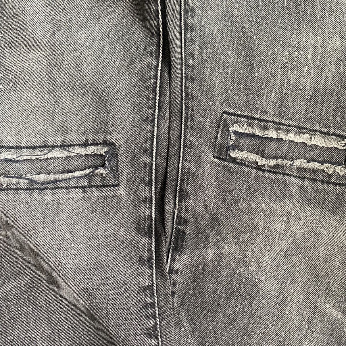 Dior Dior Homme Black Wash Repair Knees Jeans Size US 30 / EU 46 - 3 Thumbnail