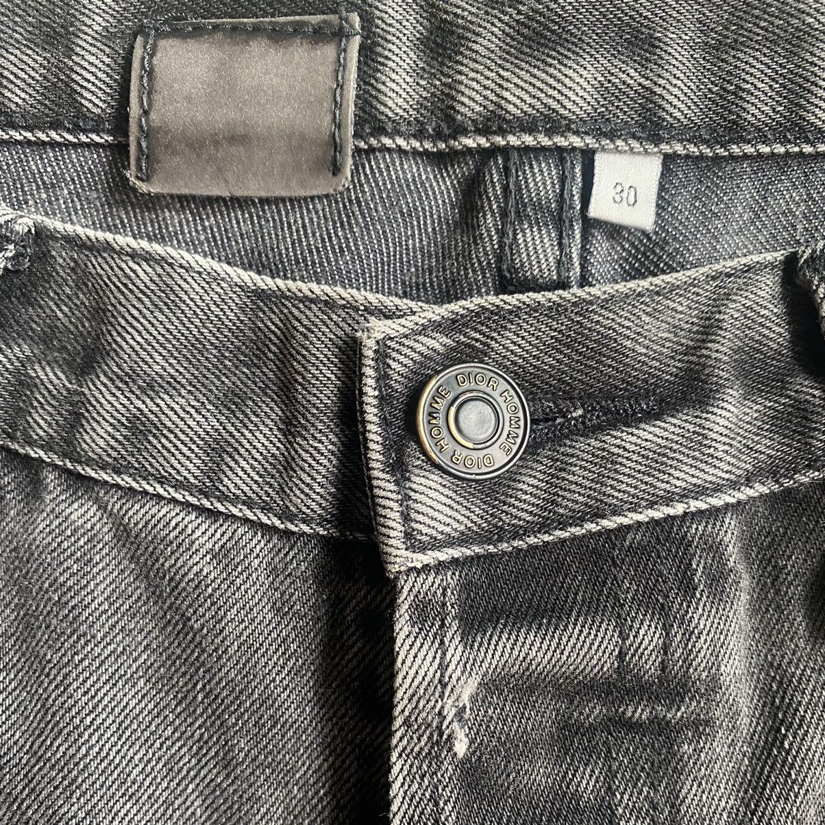 Dior Dior Homme Black Wash Repair Knees Jeans Size US 30 / EU 46 - 4 Thumbnail