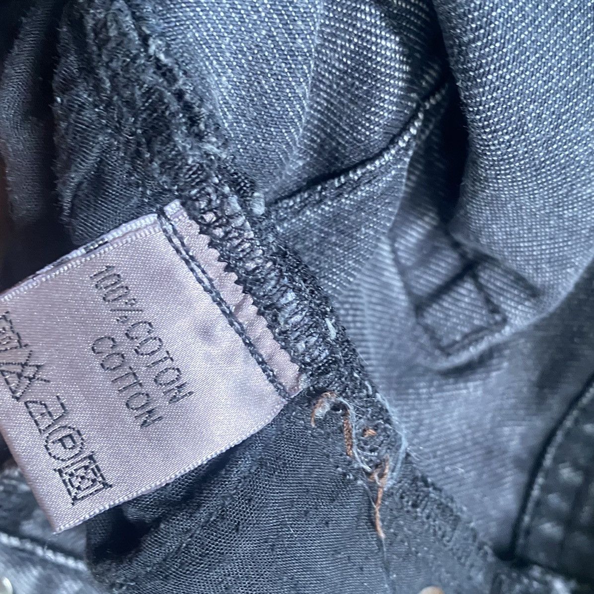 Dior Dior Homme Black Wash Repair Knees Jeans Size US 30 / EU 46 - 5 Thumbnail