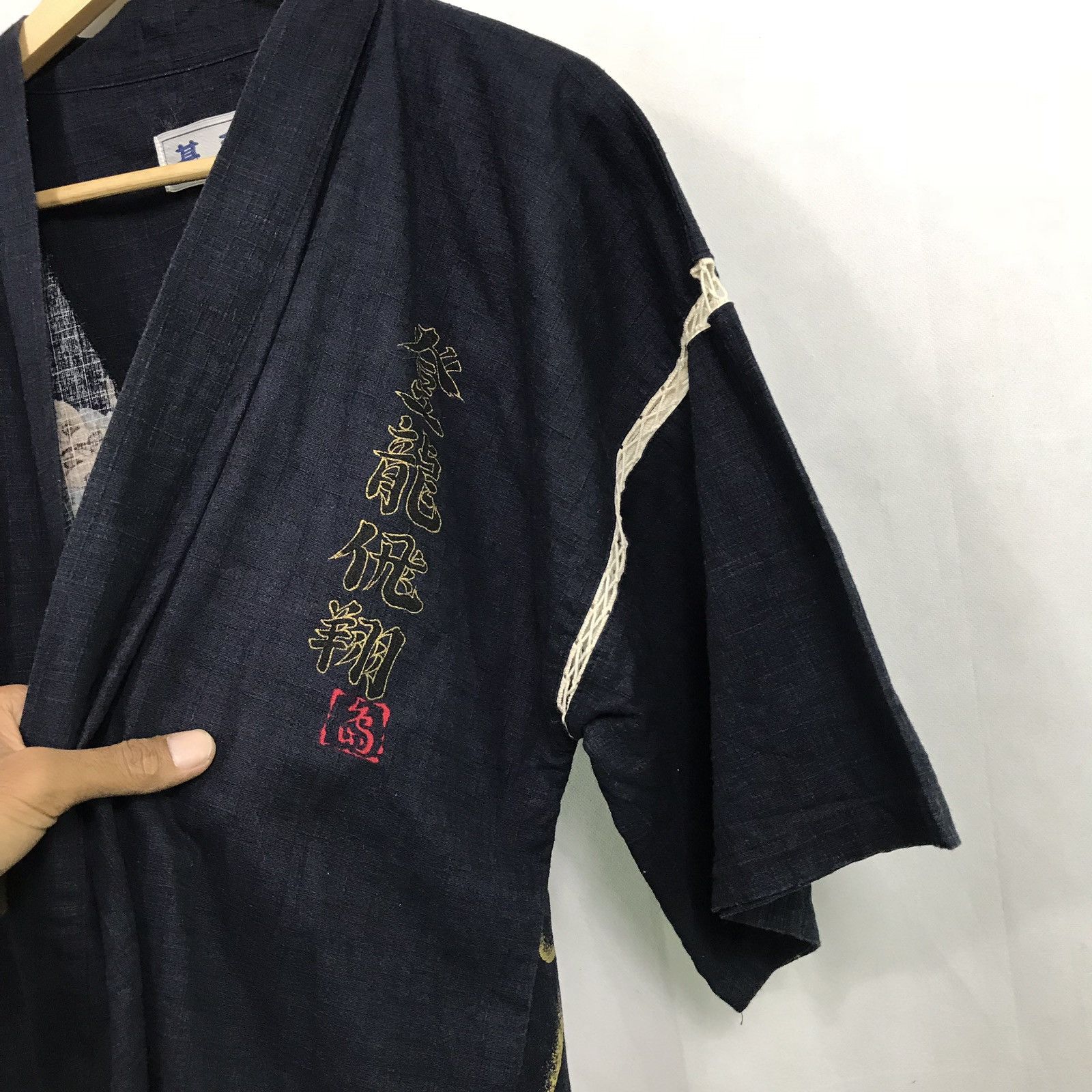 Japanese Brand 🔥Rare Vintage Japanese dragon kimono Cardigan Shirt Size US L / EU 52-54 / 3 - 6 Thumbnail