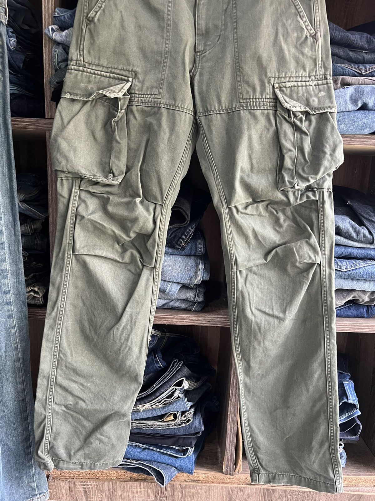 Dickies 🔥Distressed Dickies Cargo Pant Size US 29 - 7 Thumbnail