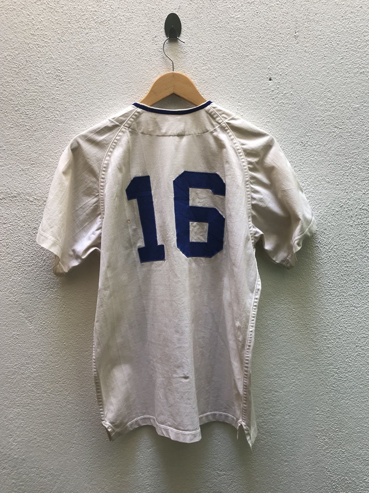 Russell Athletic × Vintage RARE VINTAGE 50s-60s RUSSEL SOUTERN BASEBALL JERSEY U16 Size US L / EU 52-54 / 3 - 4 Thumbnail