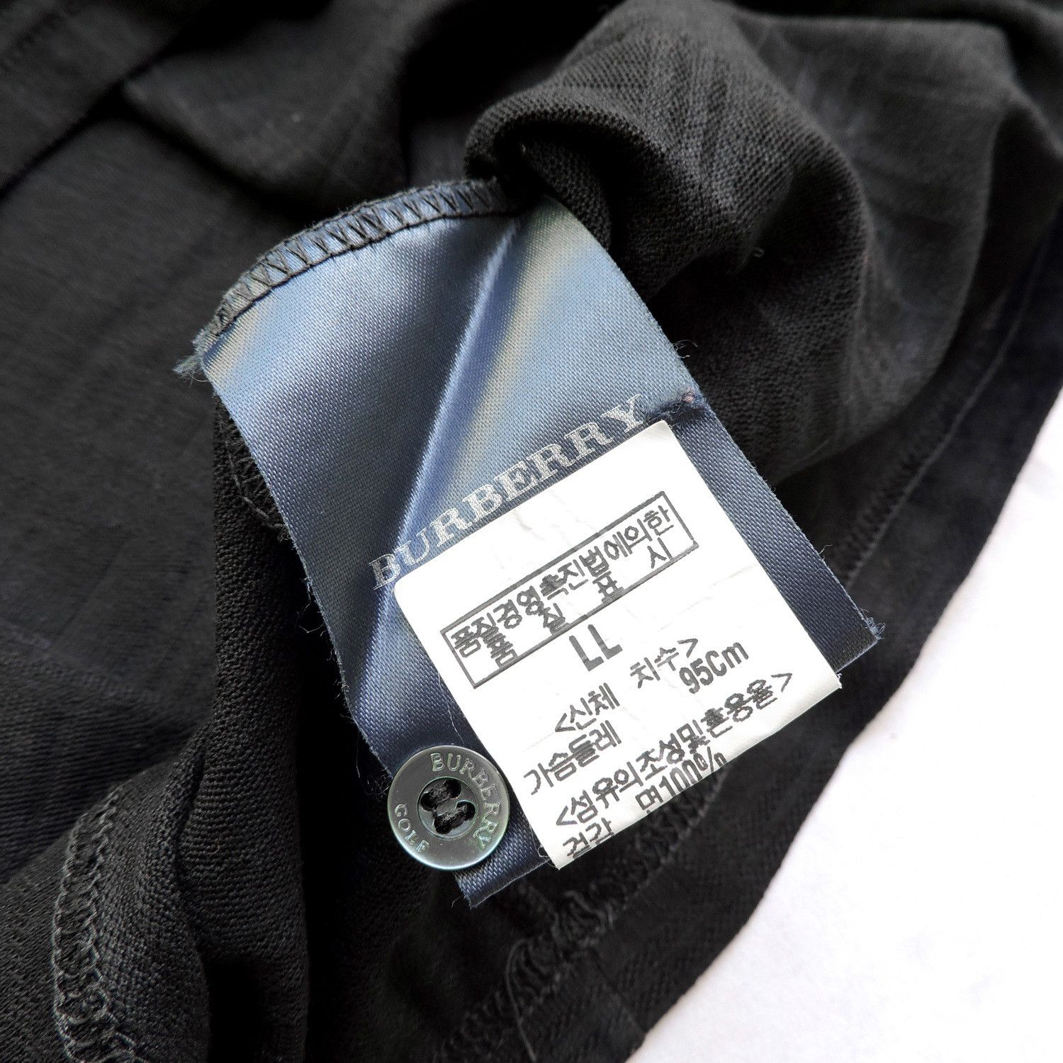 Burberry BURBERRY GOLF LONG SLEEVE POLO SHIRT Size US L / EU 52-54 / 3 - 4 Thumbnail
