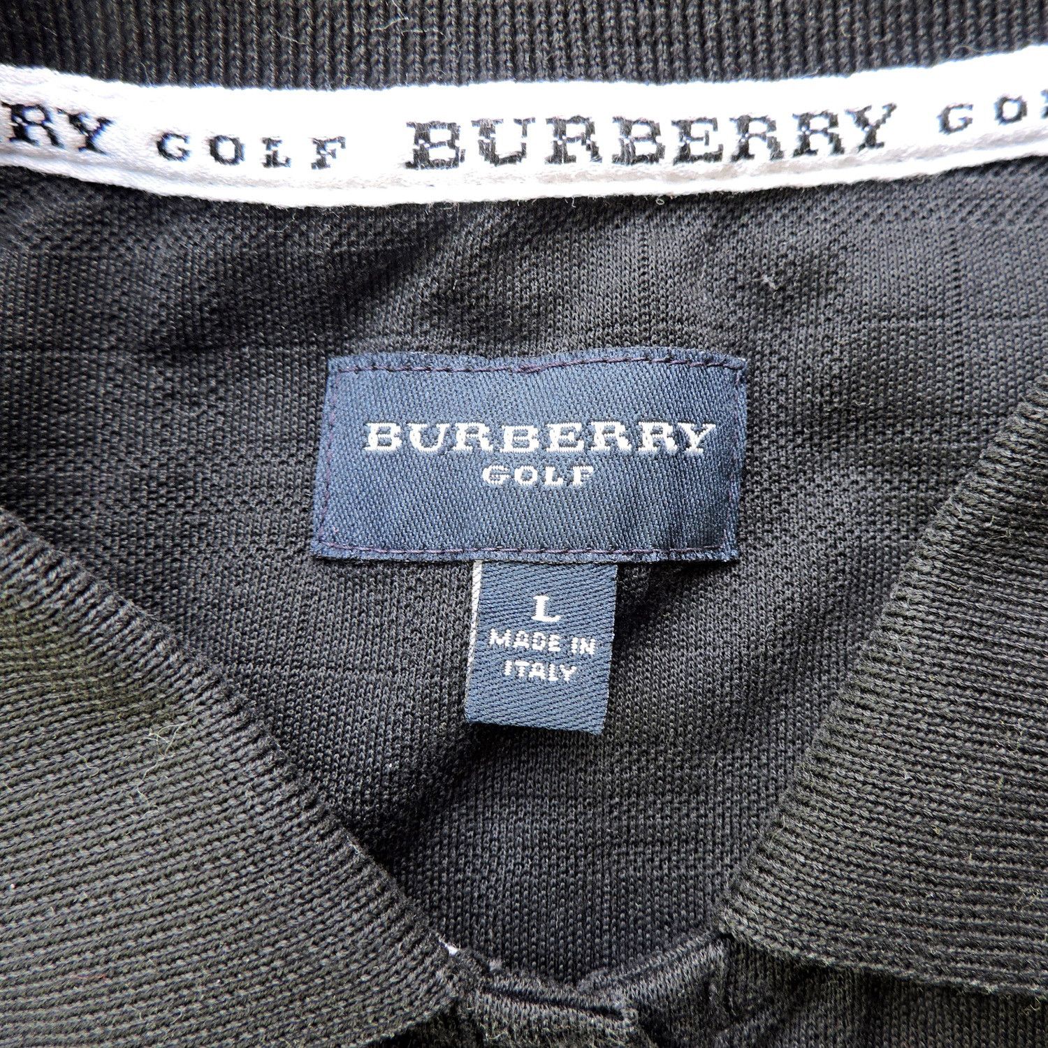 Burberry BURBERRY GOLF LONG SLEEVE POLO SHIRT Size US L / EU 52-54 / 3 - 3 Thumbnail