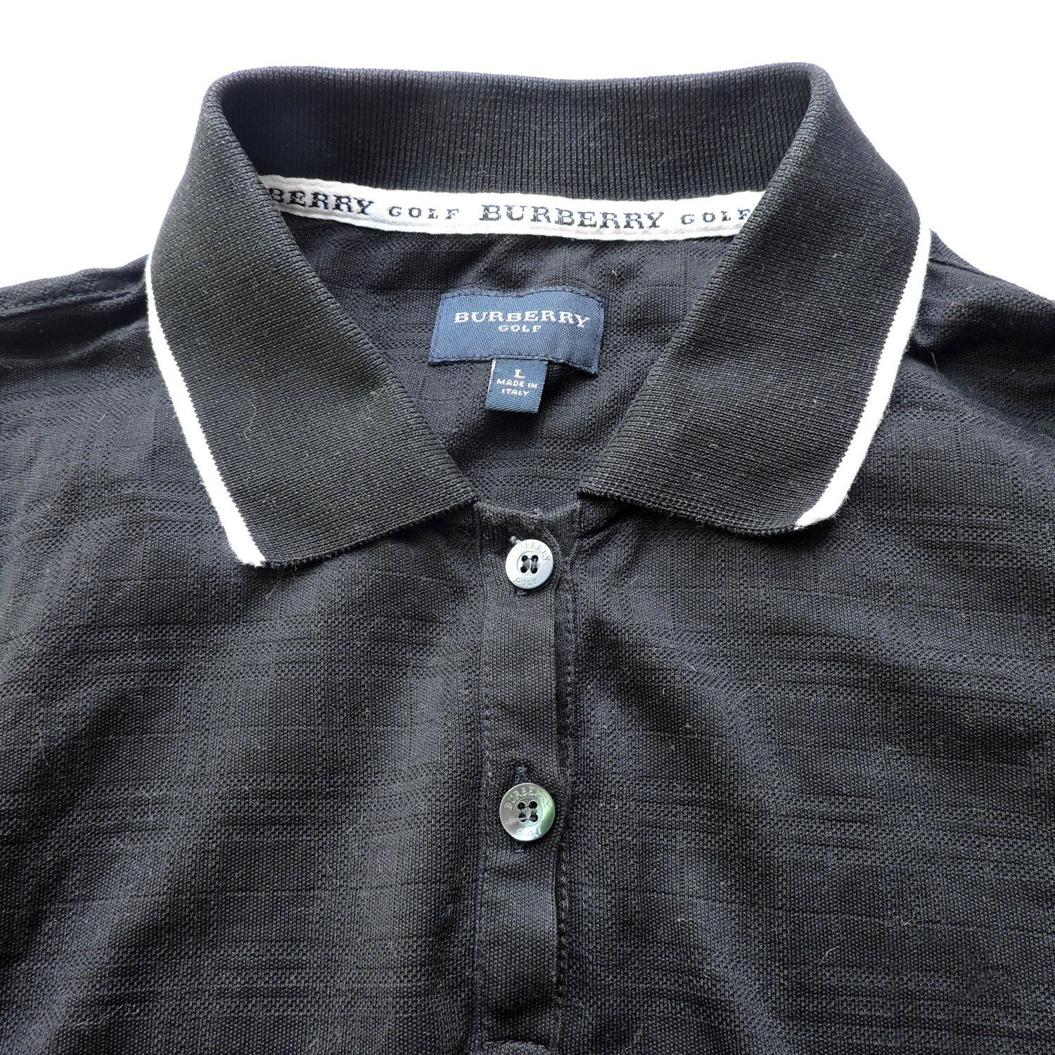 Burberry BURBERRY GOLF LONG SLEEVE POLO SHIRT Size US L / EU 52-54 / 3 - 6 Thumbnail