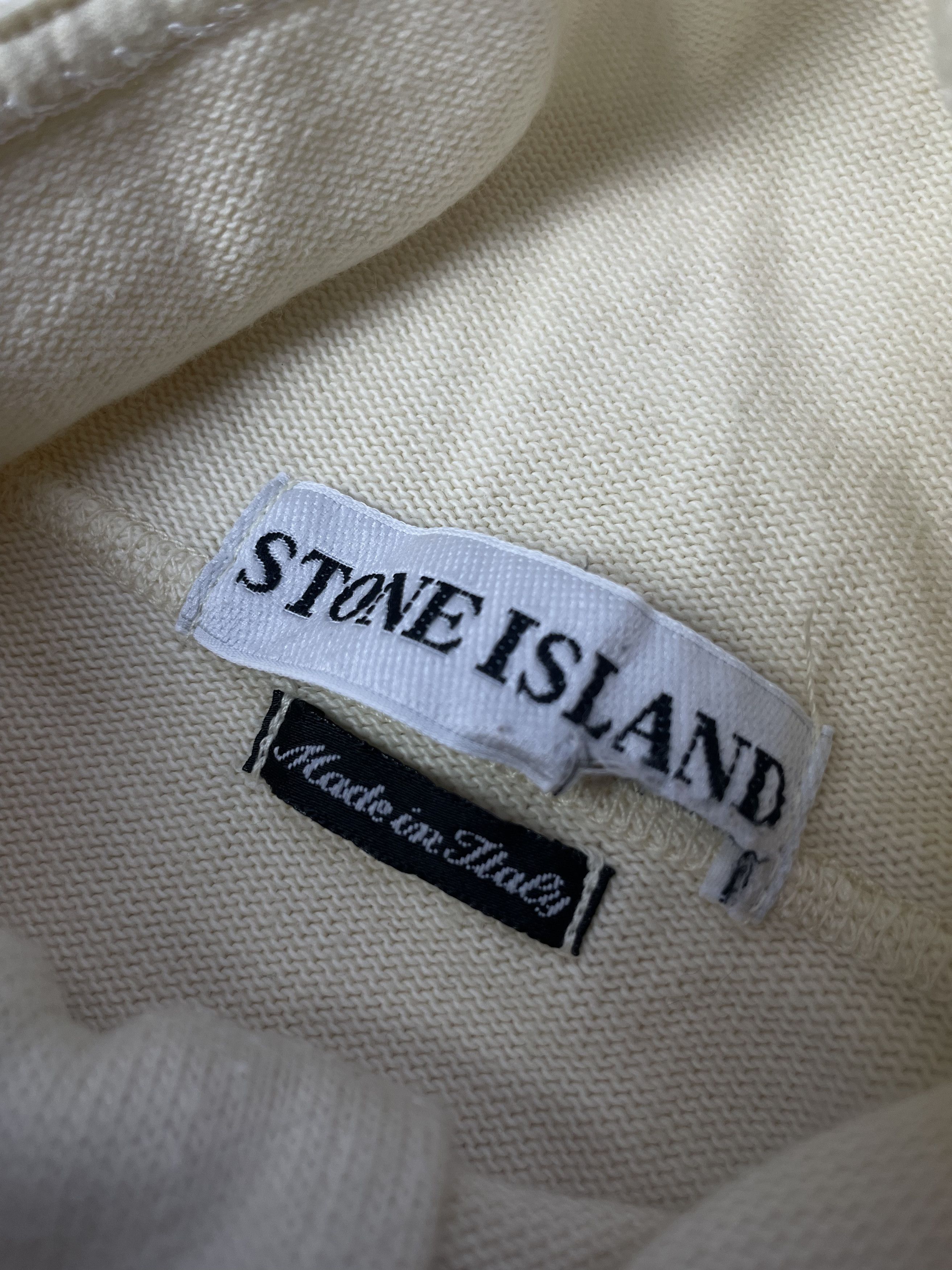 Stone Island × Vintage Stone Island High Neck Button Sweatshirt Size US L / EU 52-54 / 3 - 3 Thumbnail