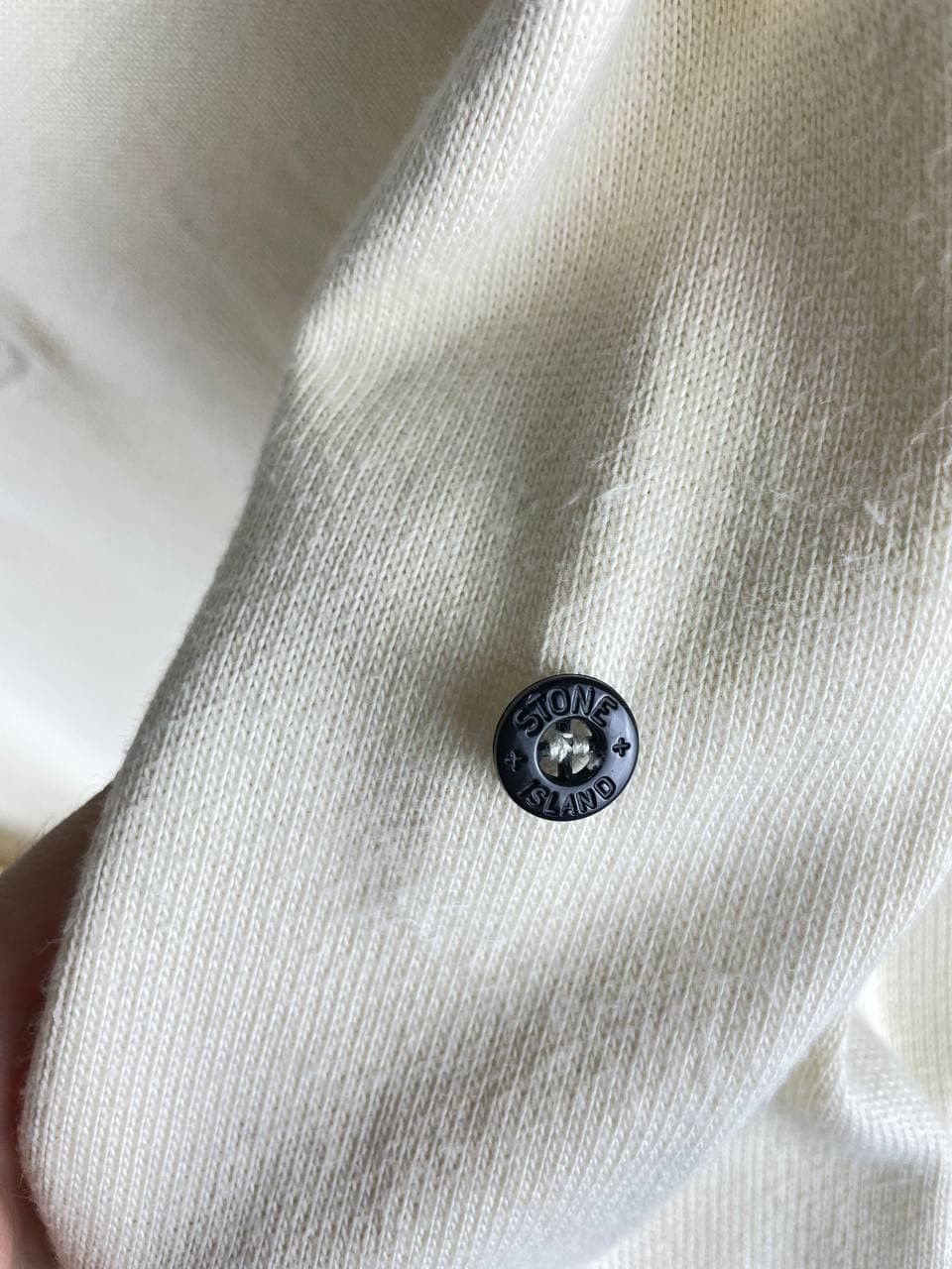 Stone Island × Vintage Stone Island High Neck Button Sweatshirt Size US L / EU 52-54 / 3 - 4 Thumbnail