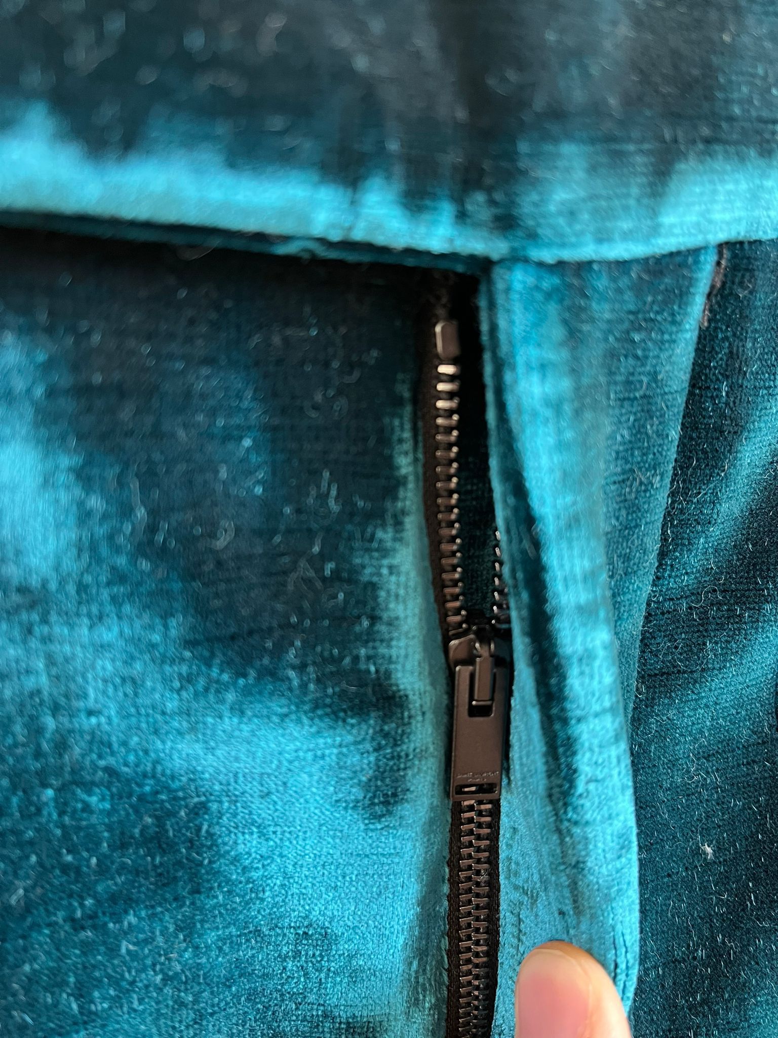 Saint Laurent Paris Velvet Suit in Blue Color Size US 30 / EU 46 - 10 Thumbnail