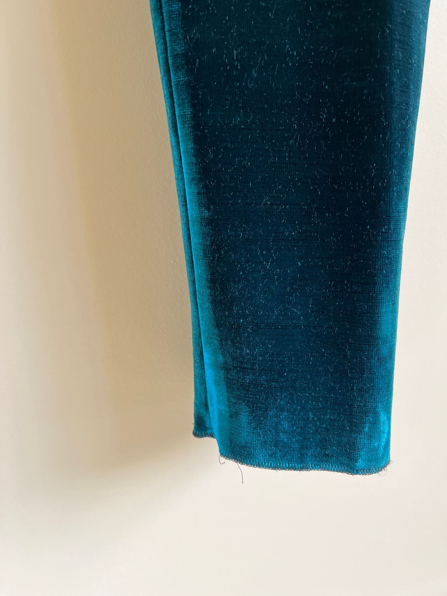 Saint Laurent Paris Velvet Suit in Blue Color Size US 30 / EU 46 - 3 Thumbnail