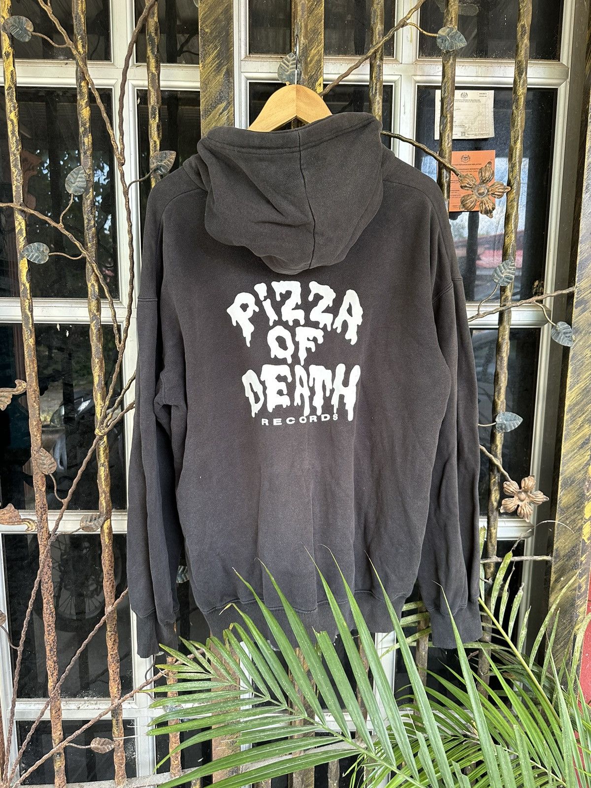 Vintage Vintage Pizza Of Death Record sunfaded hoodies | Grailed