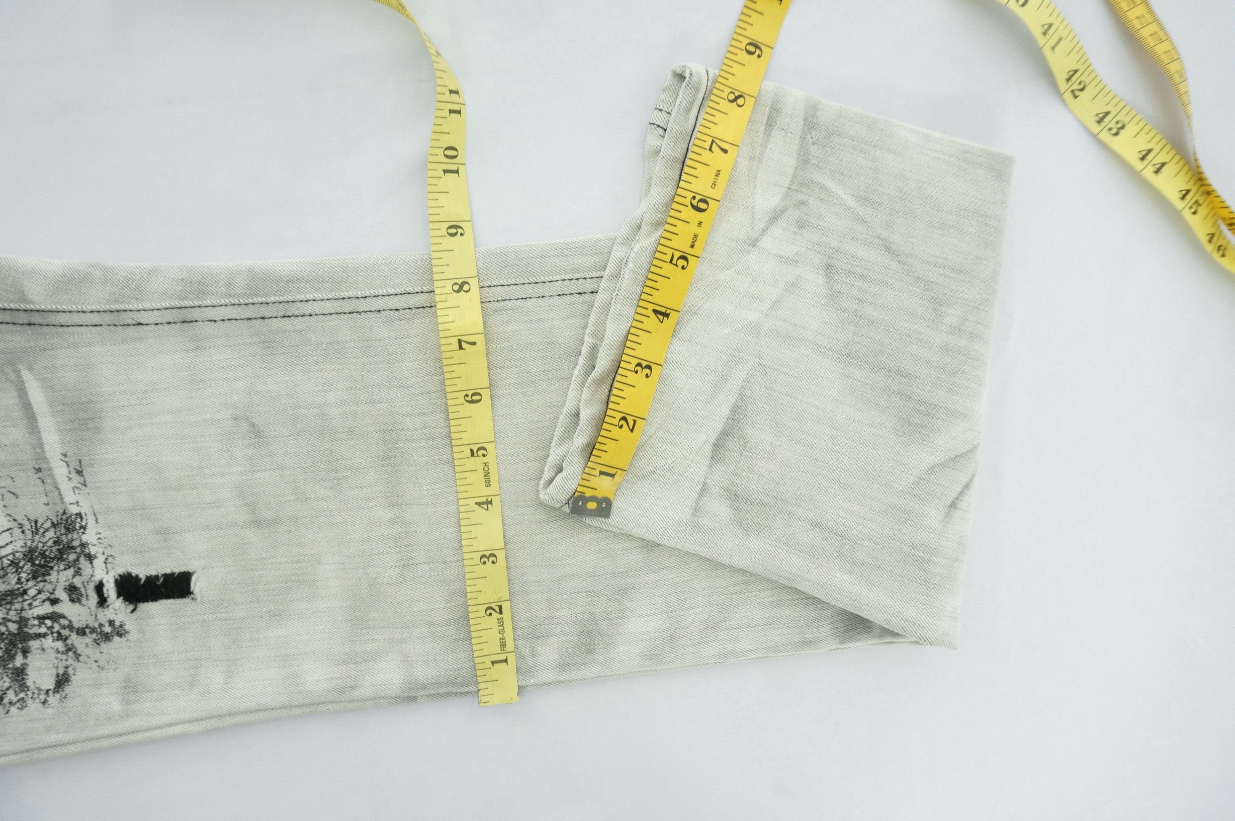 Japanese Brand Vintage! IN THE ATTIC Distressed Worn Low Rise Jeans Size US 31 - 19 Thumbnail