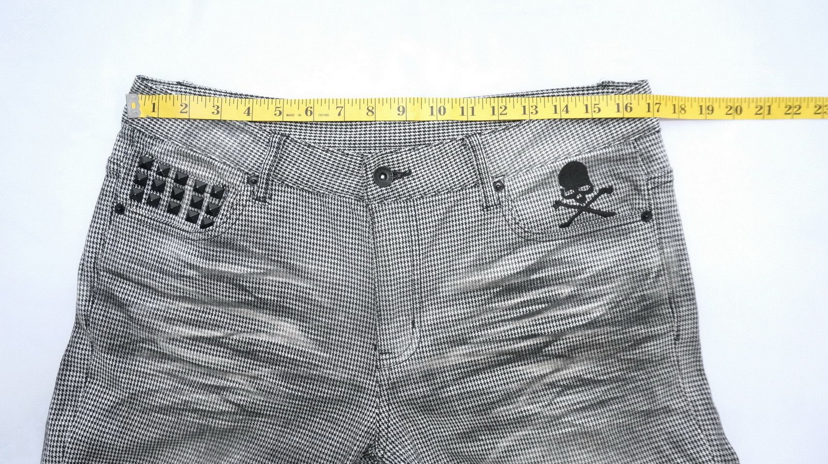 Japanese Brand Semantic Design Crossbone Skinny Pants Size US 34 / EU 50 - 13 Thumbnail